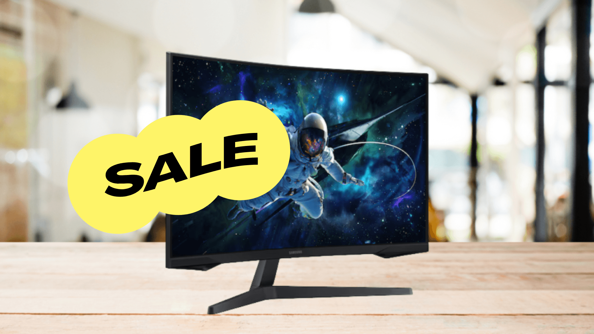 Samsung 32″ Odyssey G55C Curved Gaming Monitor Drops to $250