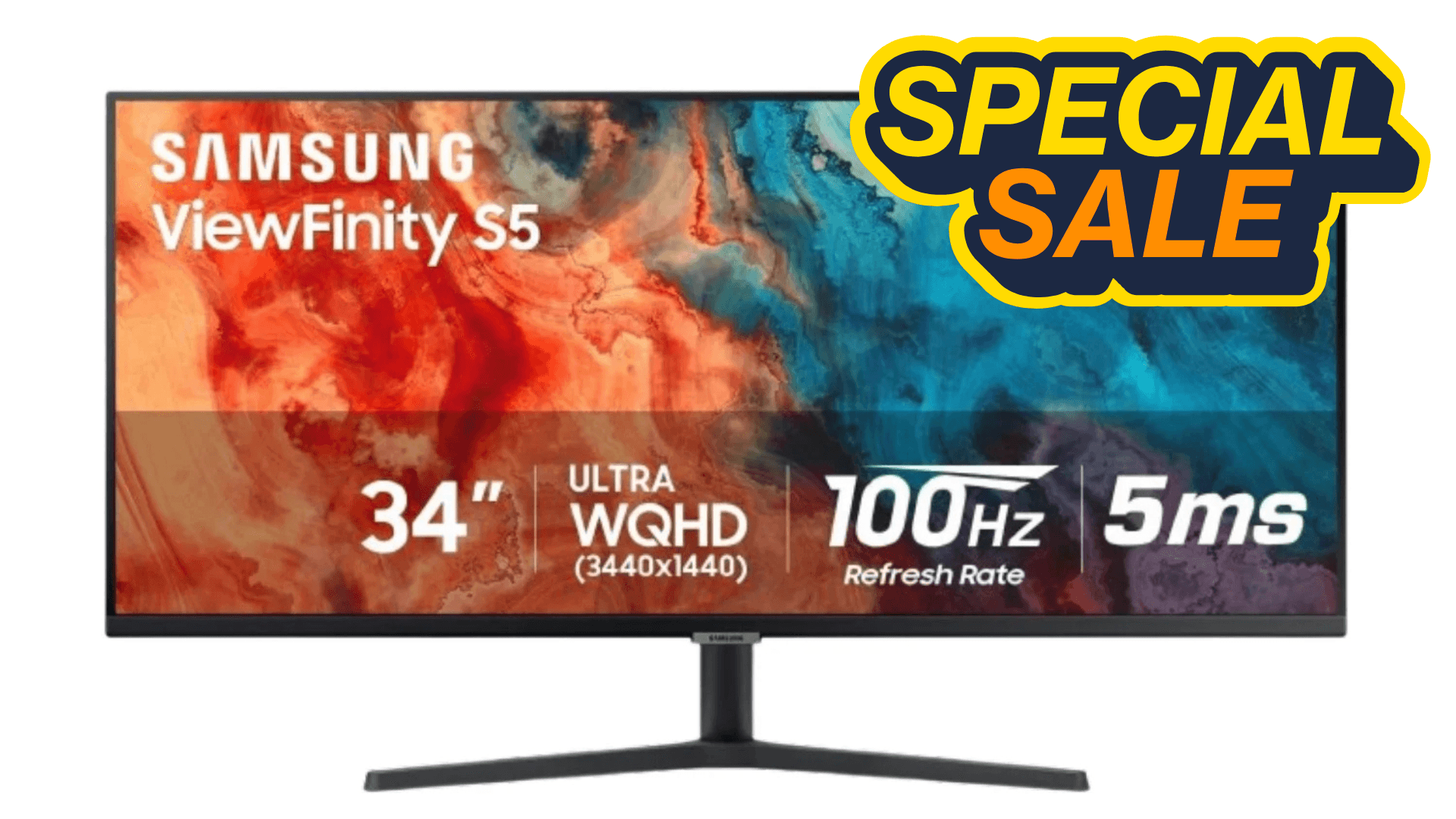 Samsung 34″ Ultrawide Gaming Monitor Deal
