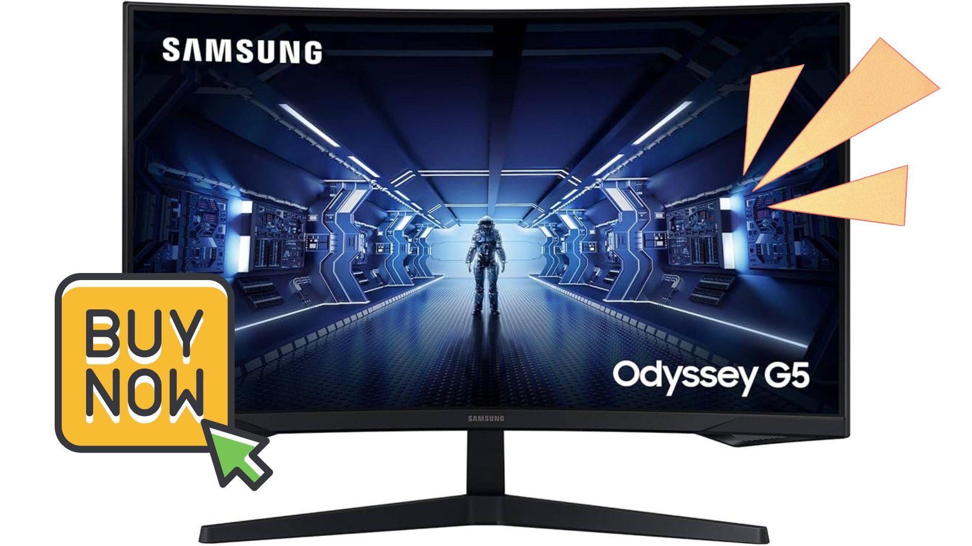 Samsung Odyssey G5 游戏显示器促销 image