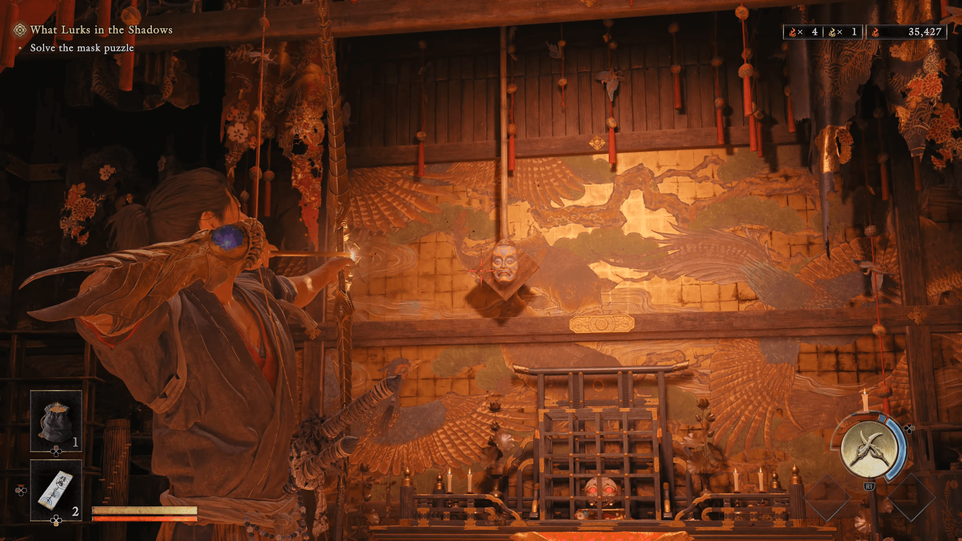 Onimusha: Way of the Sword Mask Puzzle Solution
