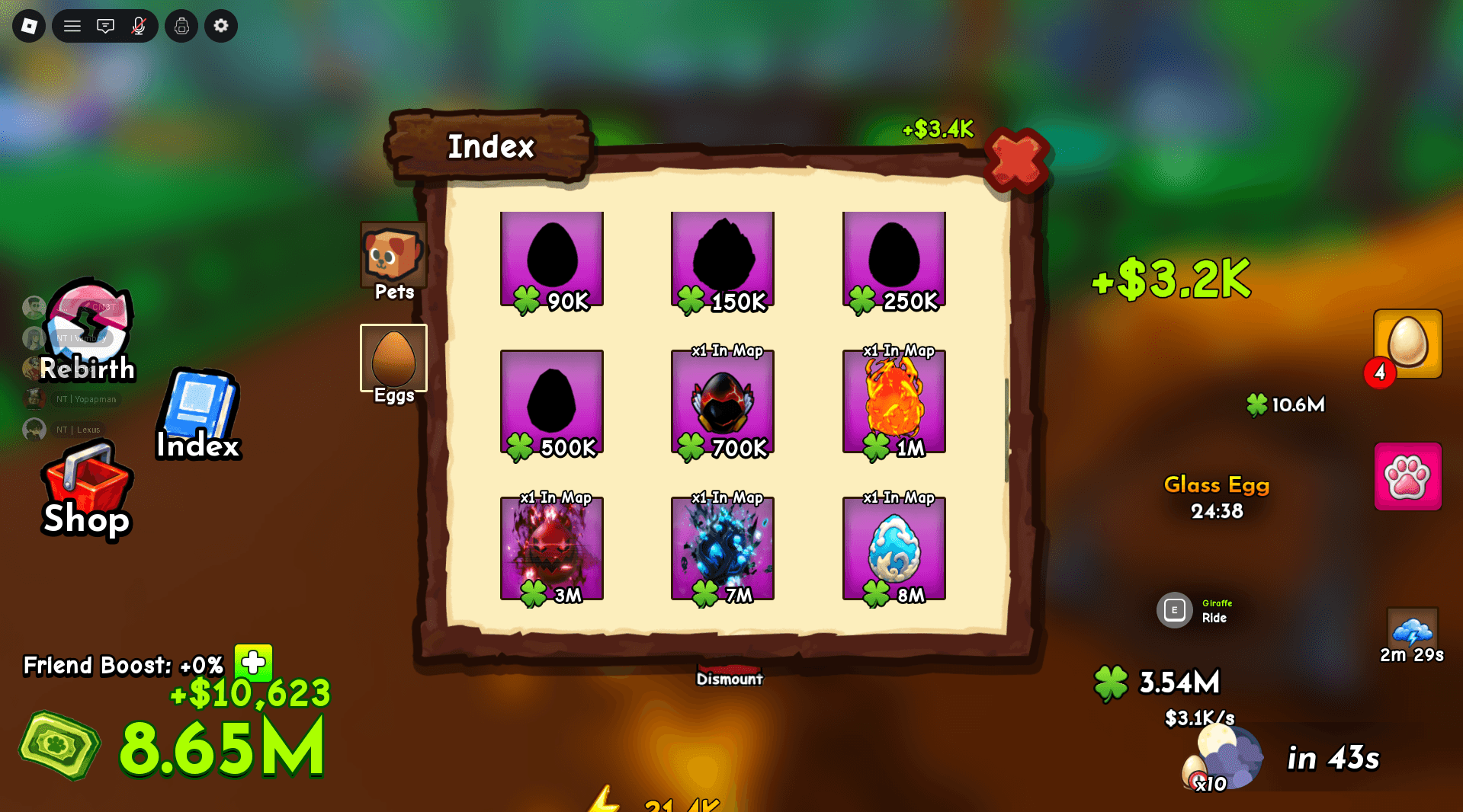 Ride a Pet 가이드: Volcanic Egg 획득 위치
