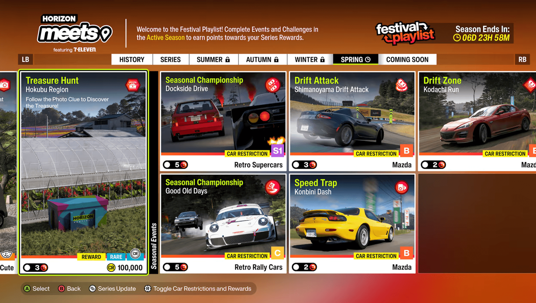 Forza Horizon 6 Hokubu Treasure Hunt Guide: Spring Chest Location