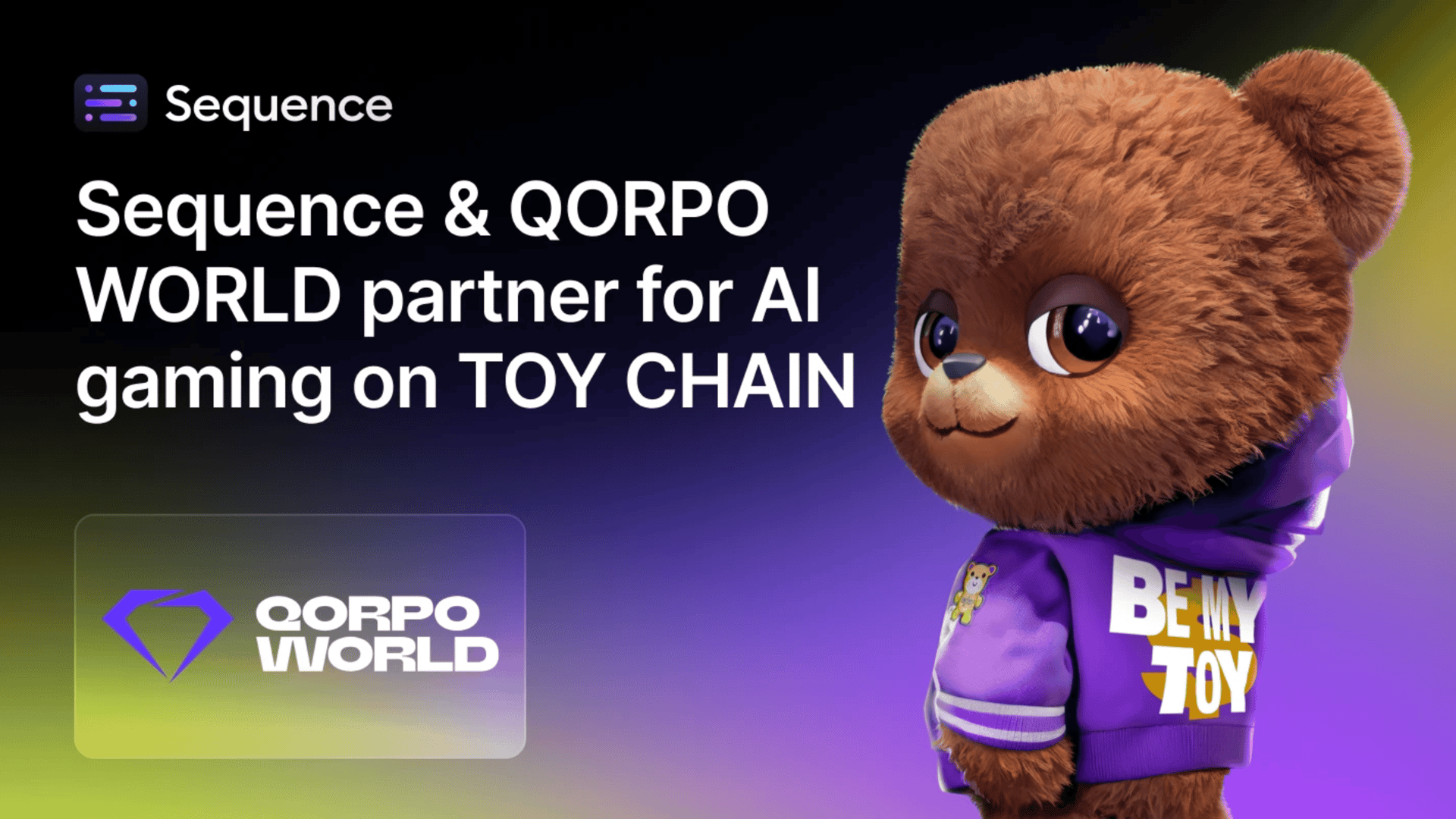 Sequence and QORPO WORLD Partner to Advance AI Gaming