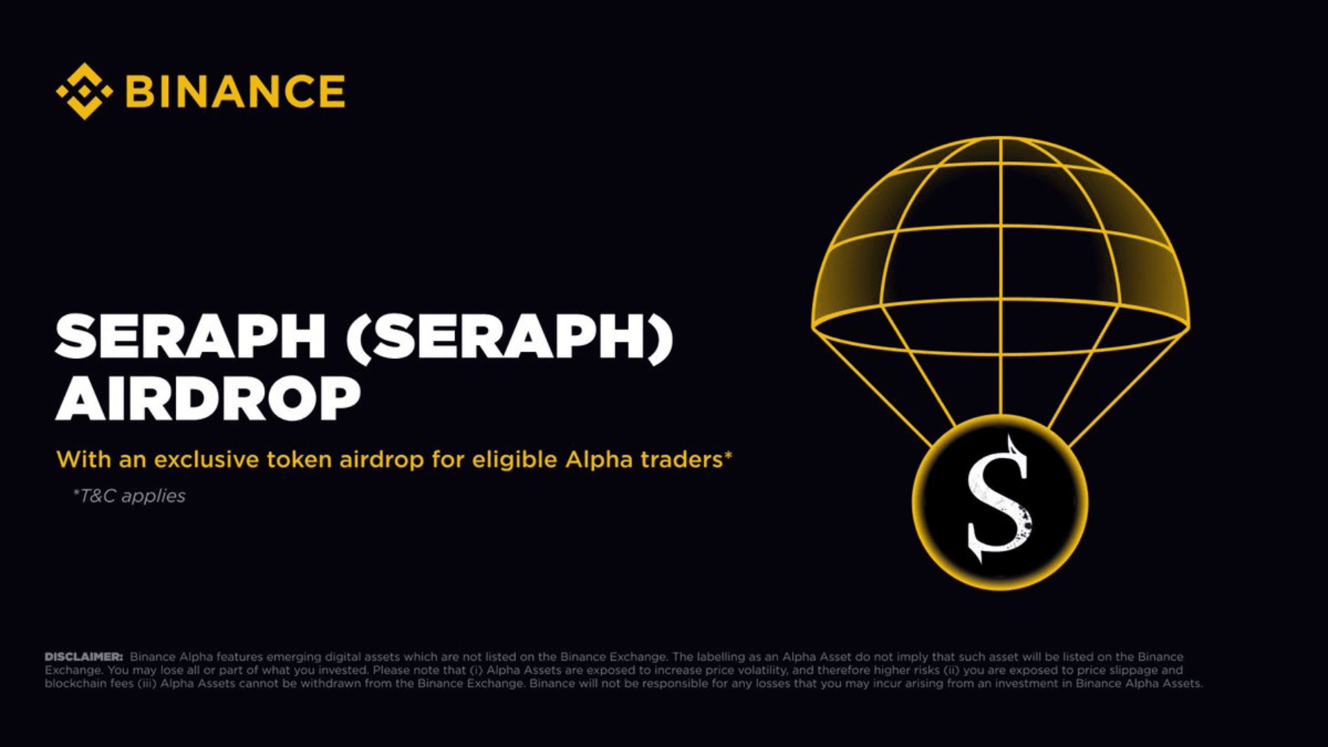 Seraph (SERAPH) 已在幣安 Alpha 上架 image