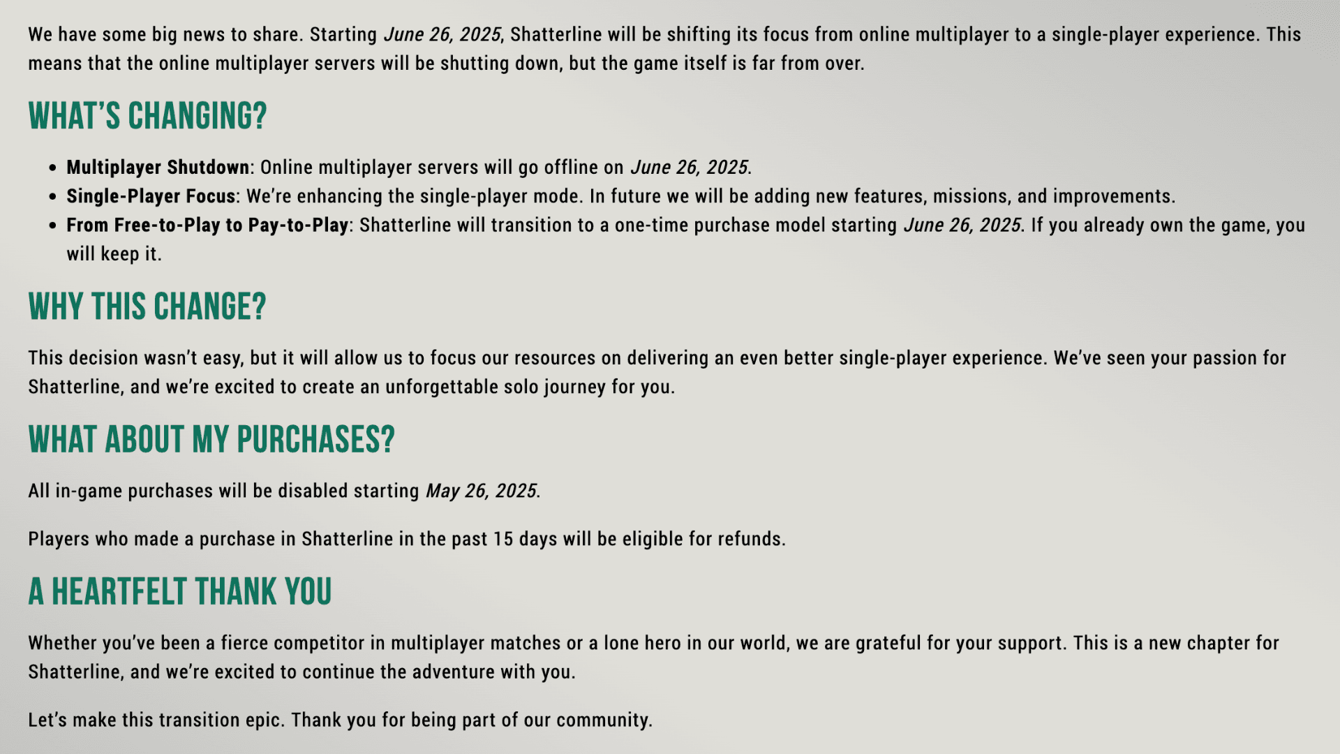 Shatterline’s Single-Player Pivot: A Step Back from Web3?