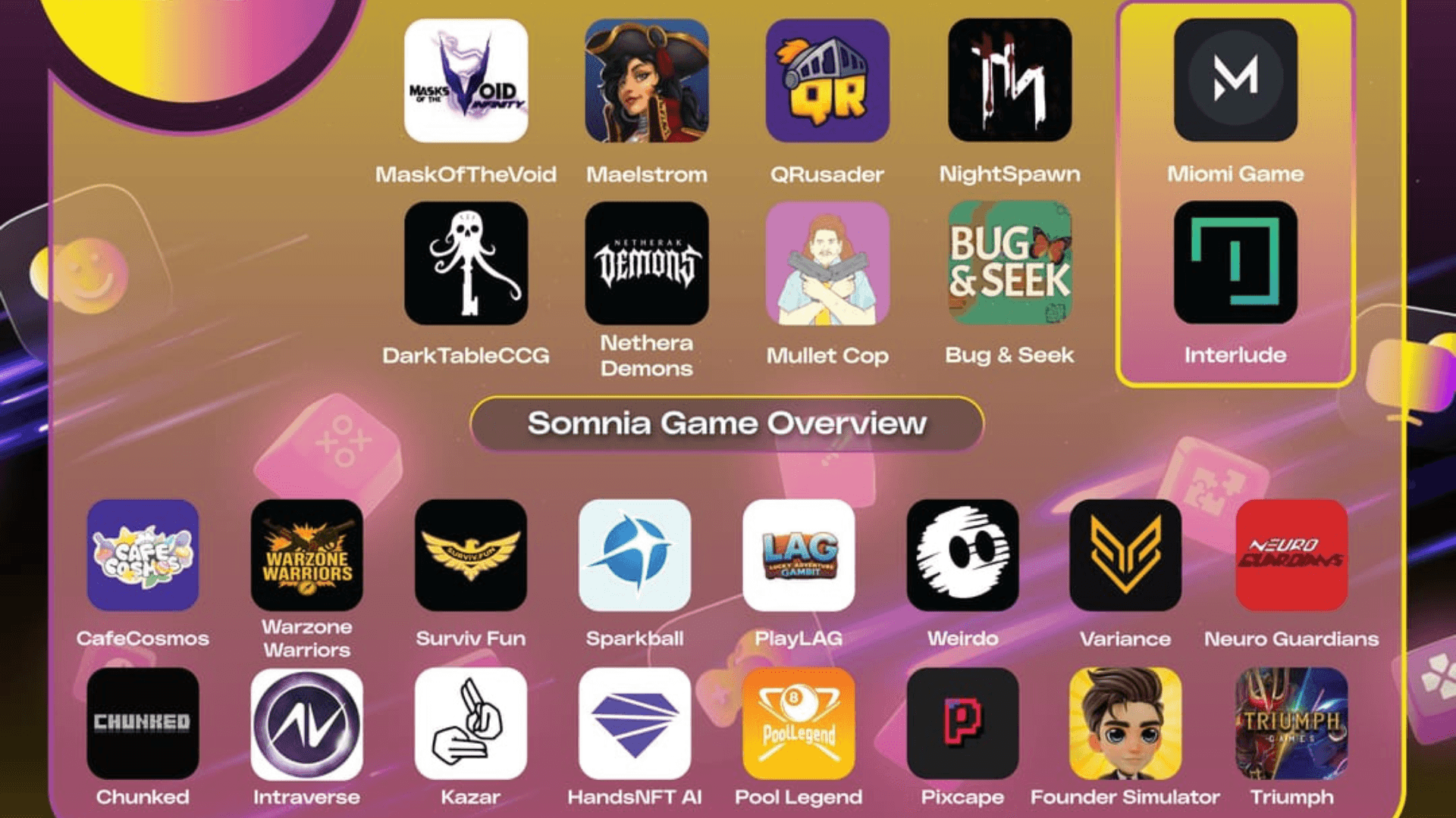 Somnia Adds New Web3 Games image