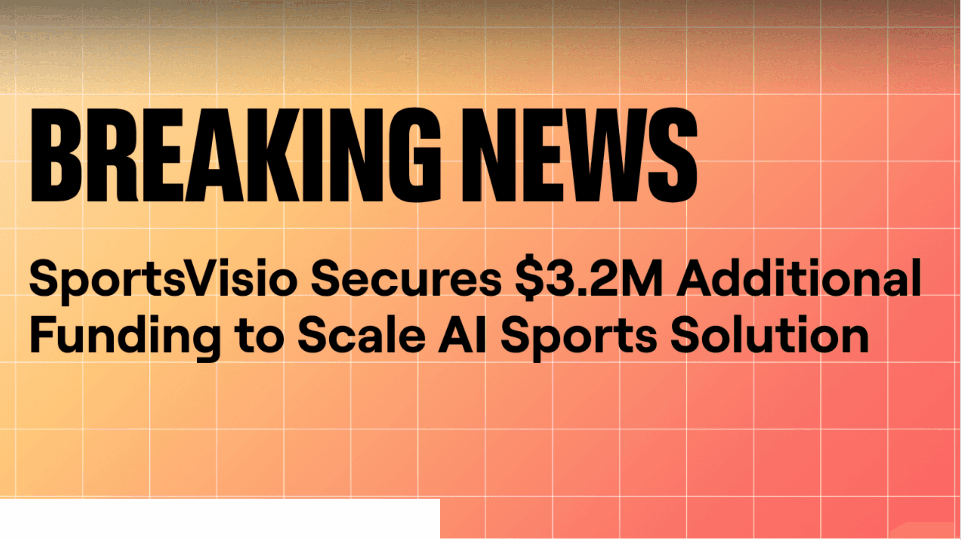 SportsVisio Secures Over $3 Million