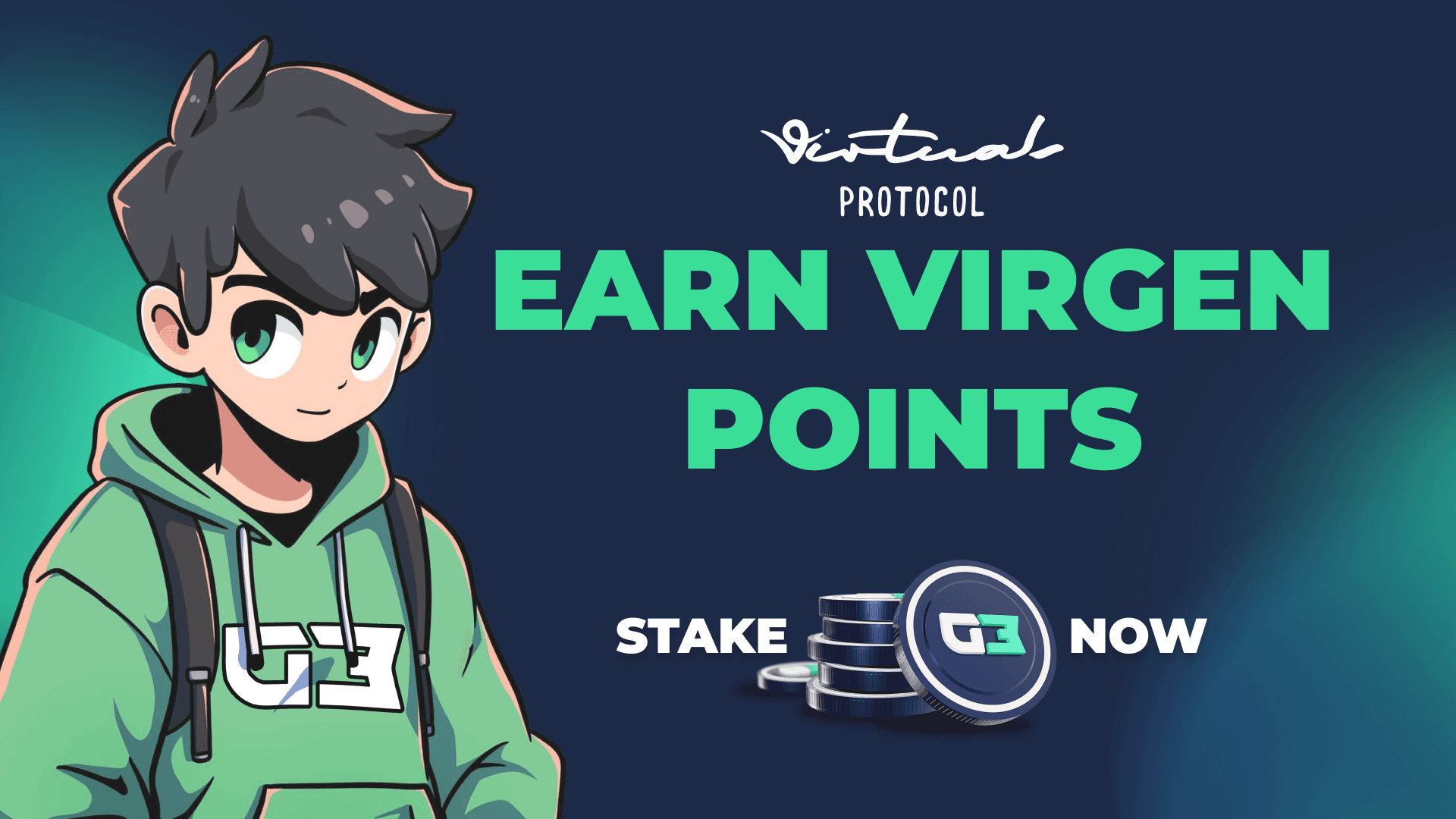 透過在 Virtuals 質押 $G3 解鎖 Virgen Points image