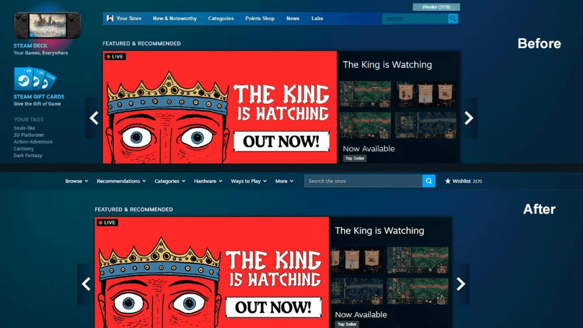 Steam Store Gets a Major Redesign