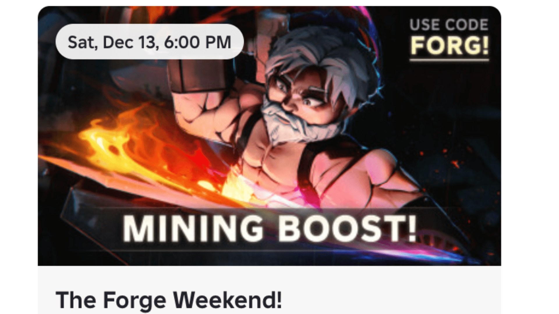 The Forge Roblox Big December 13 Update image