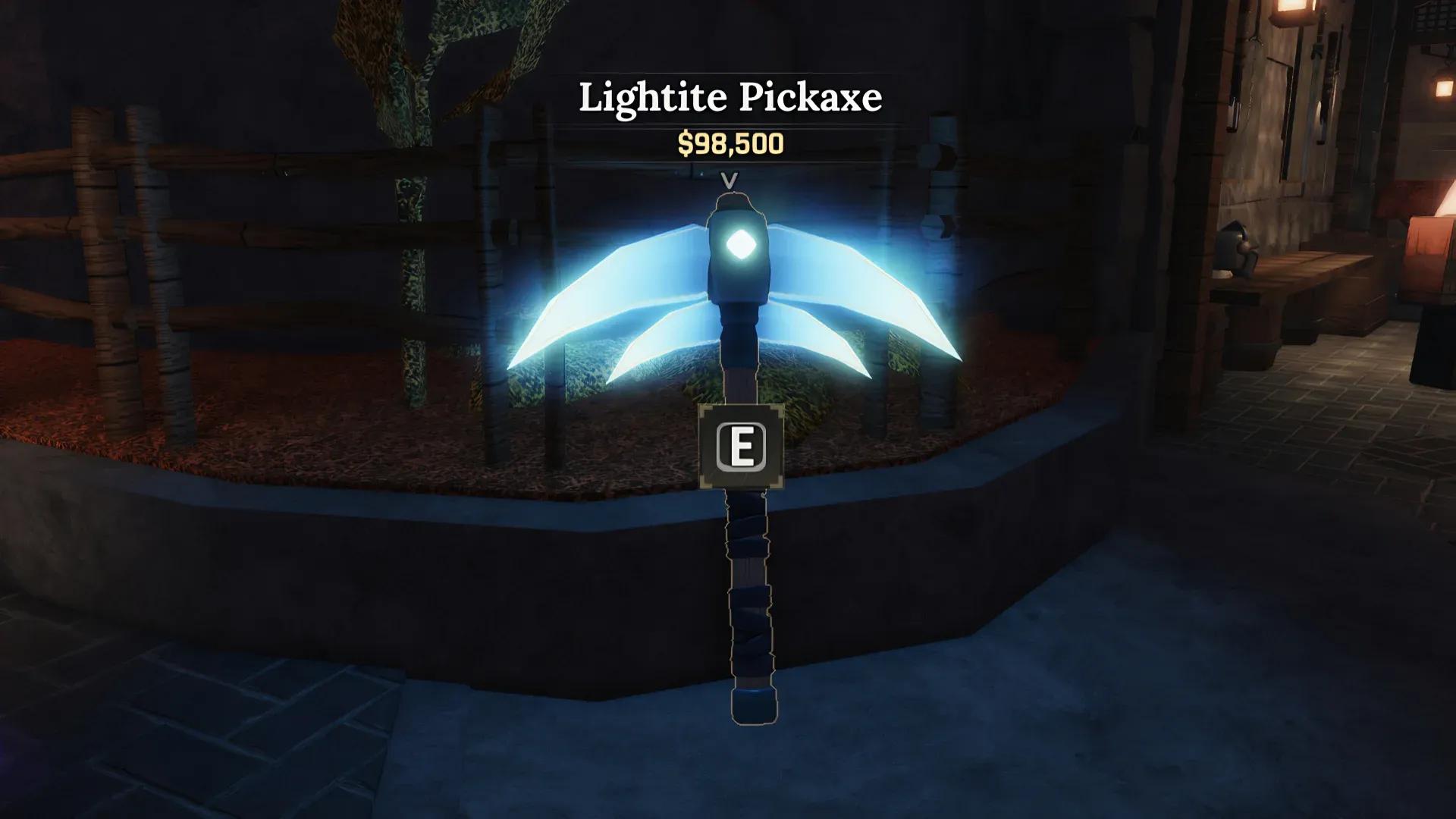 The Forge Lightite Pickaxe.webp