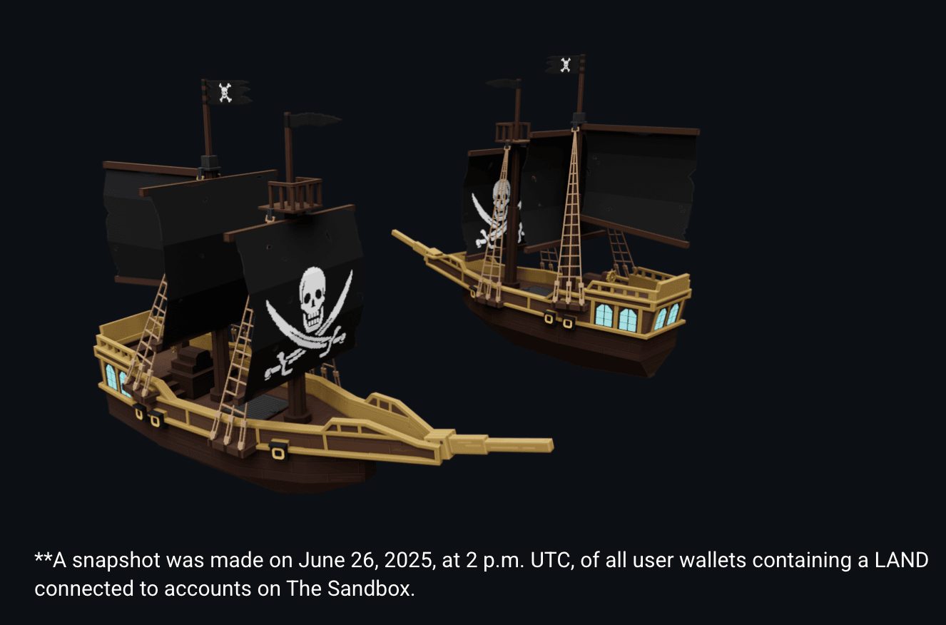 The Sandbox Reveals Big Rewards for July