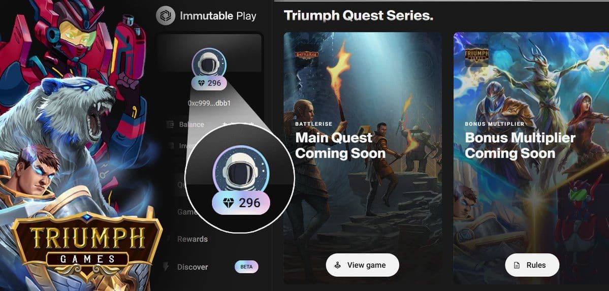 Triumph Games 1 Million $TRIUMPH Airdrop Event