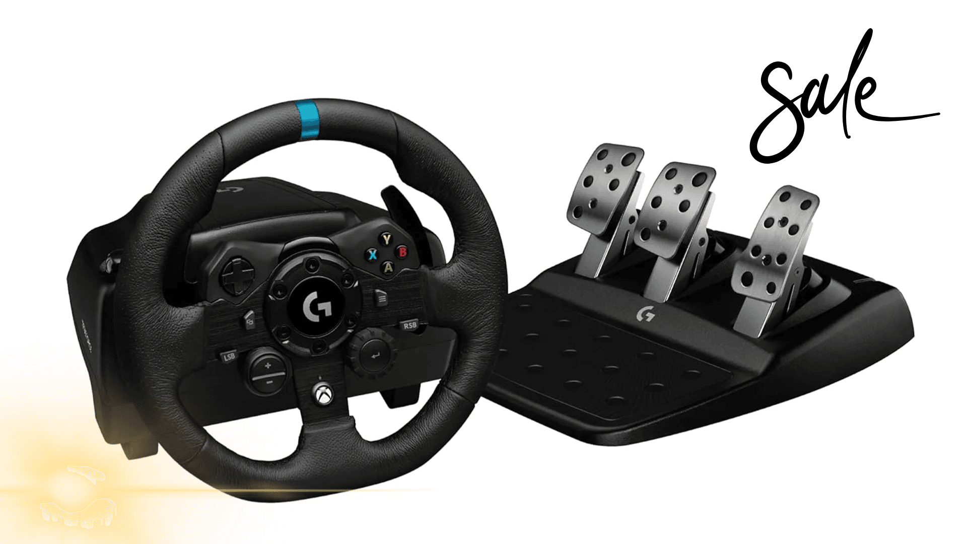 Logitech G923 Racing Wheel and Pedals on Sale