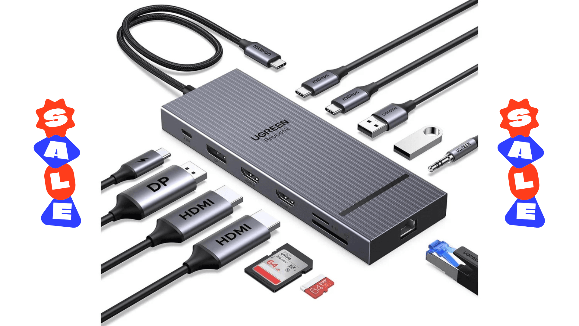 UGREEN 12-in-1 Docking Station for Gaming