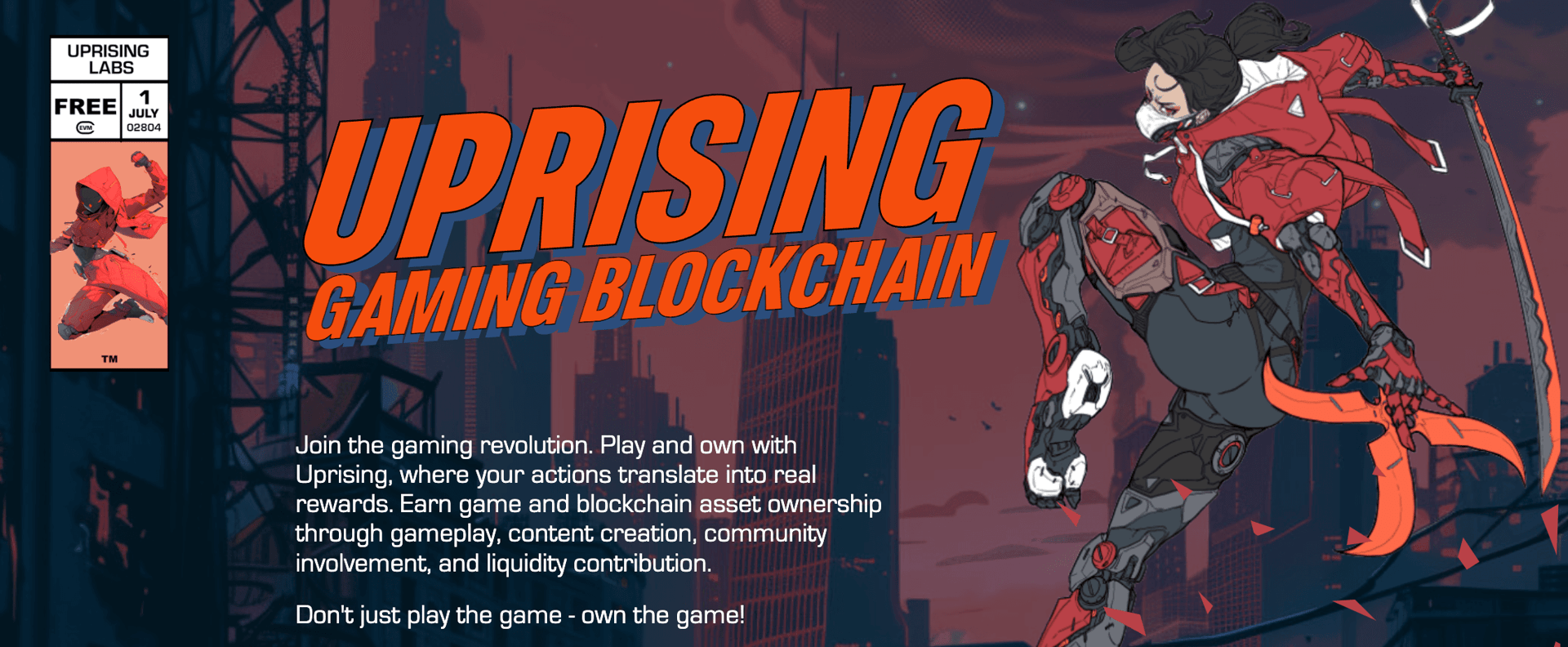 Uprising Labs' NFTs Sell Out in Seconds on Oasys Blockchain