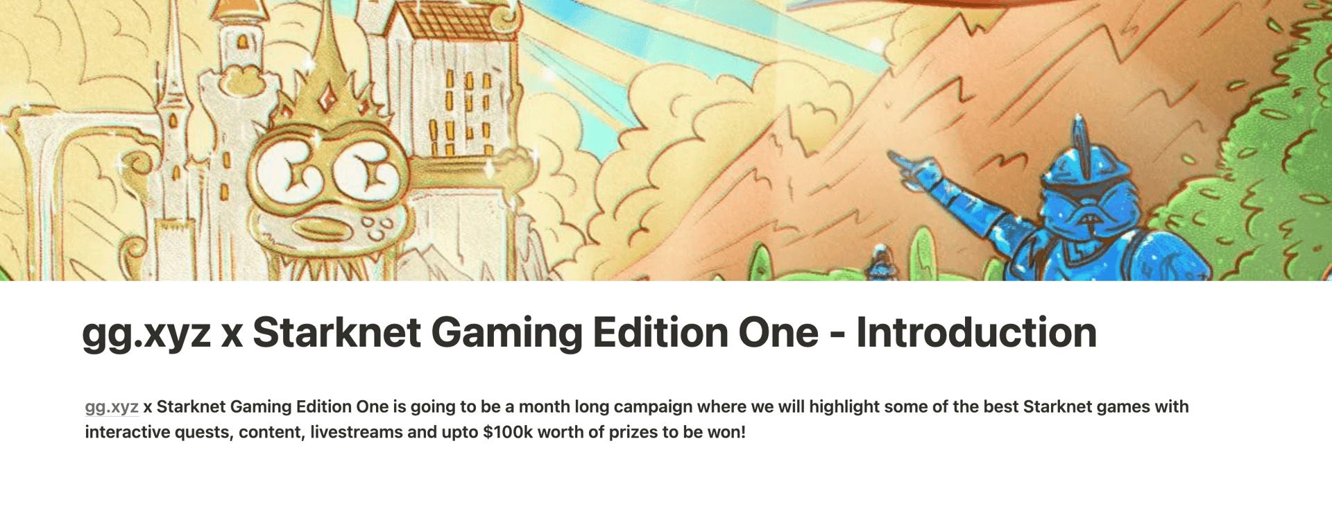 Web3 Gaming Event by Starknet Offers $100K in Prizes