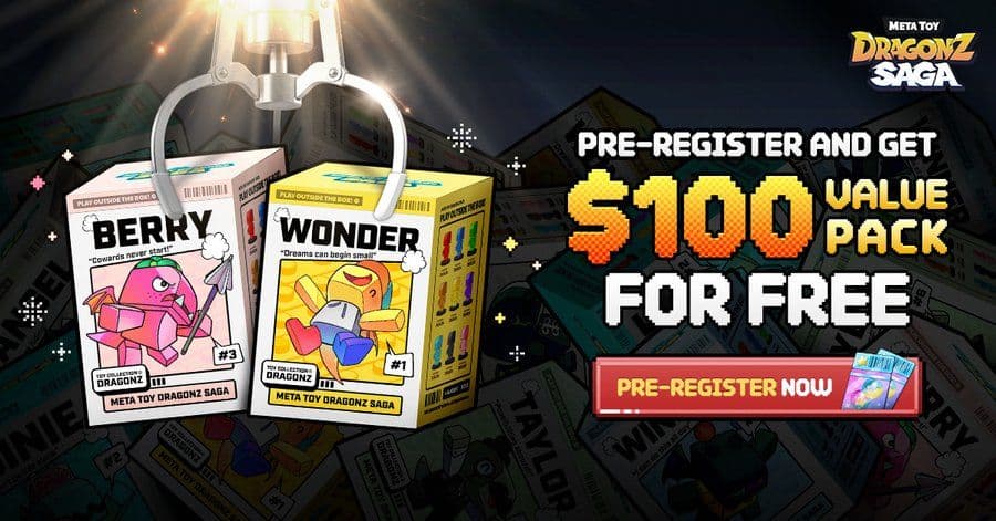 Win $100 Gift in Meta Toy DragonZ Saga
