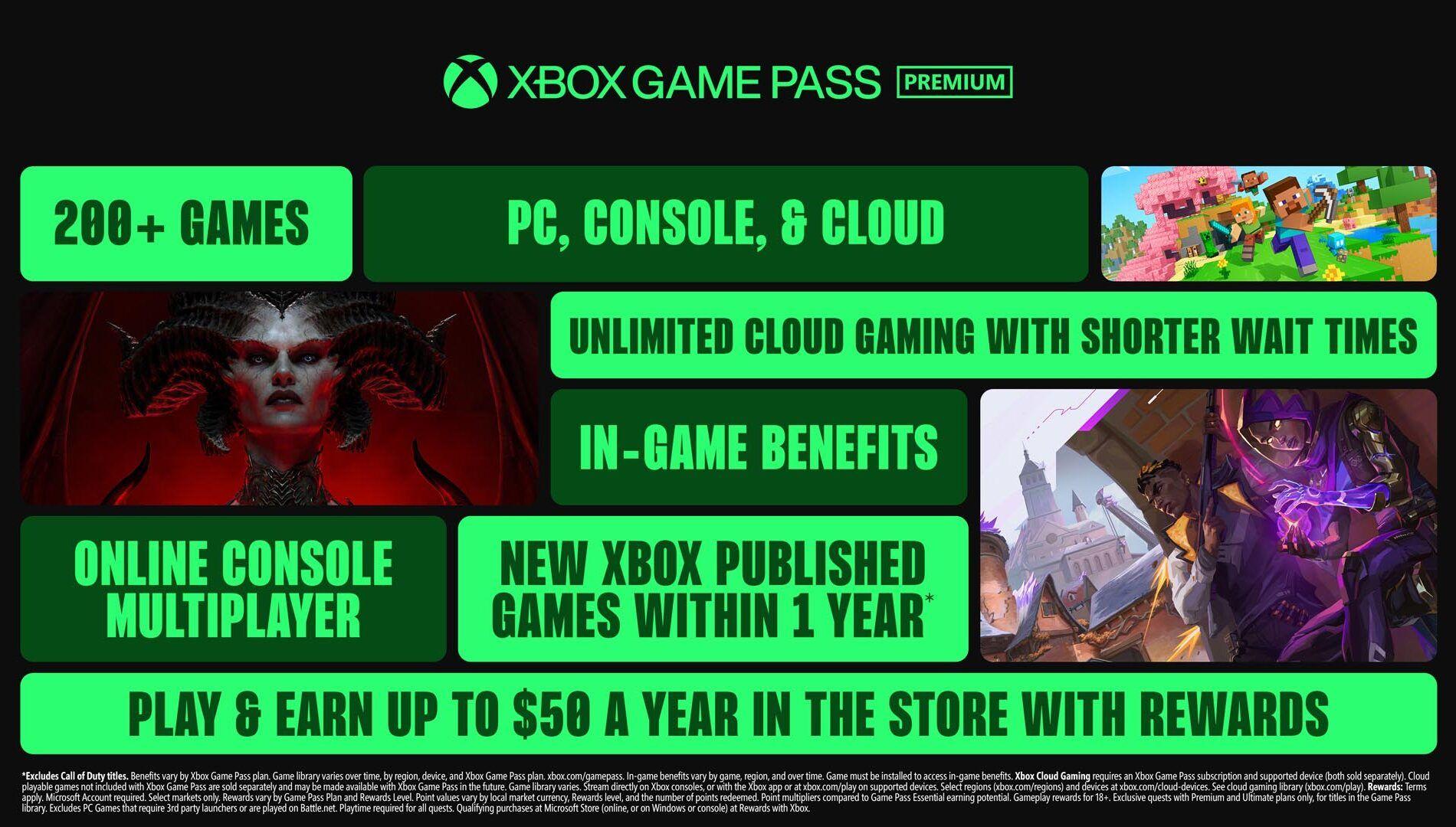 Xbox Game Pass Major Updates