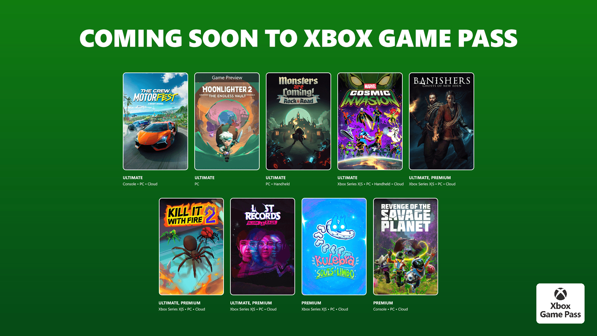 Xbox Game Pass November Updates