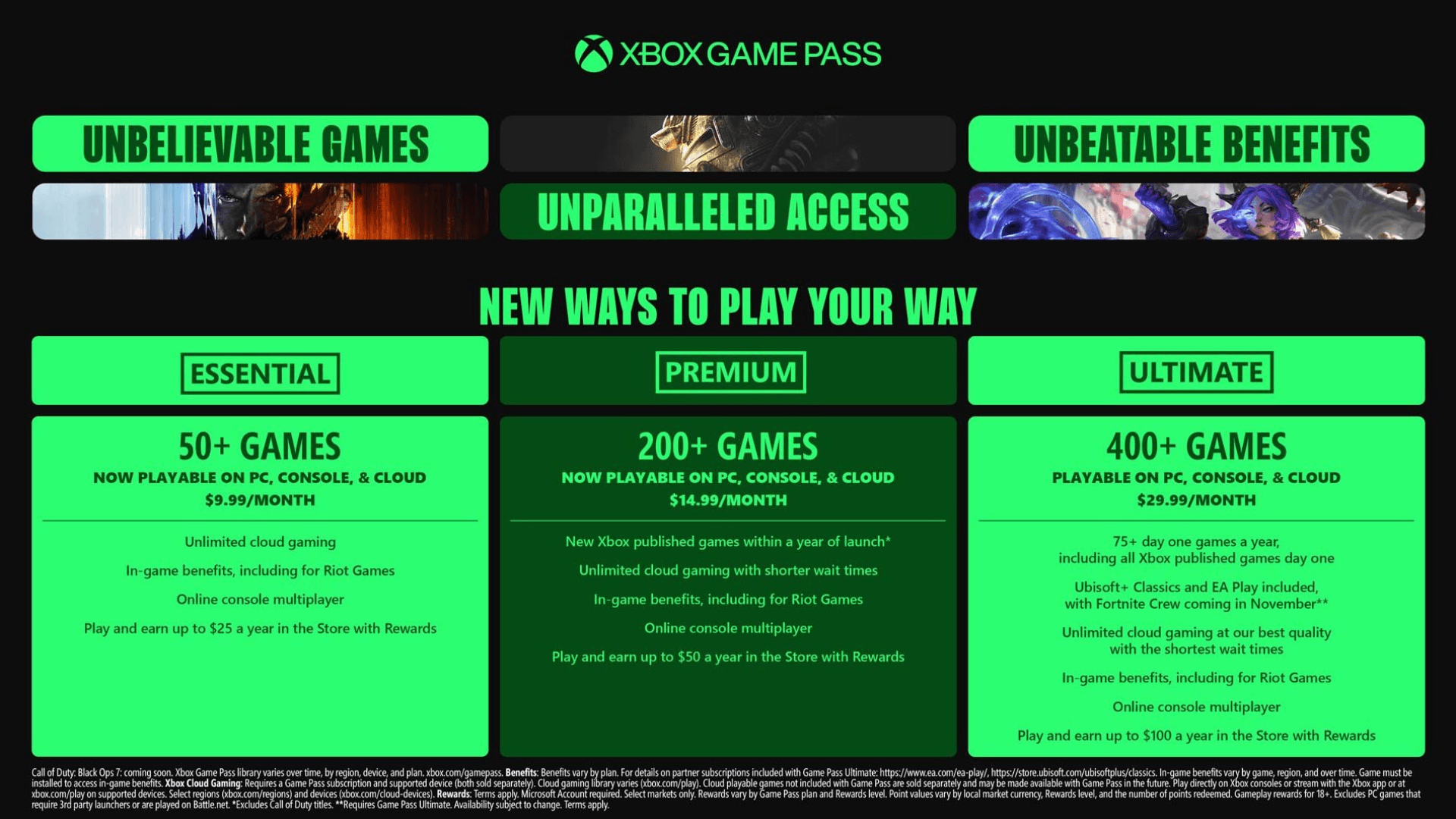 Grandes actualizaciones de Xbox Game Pass image