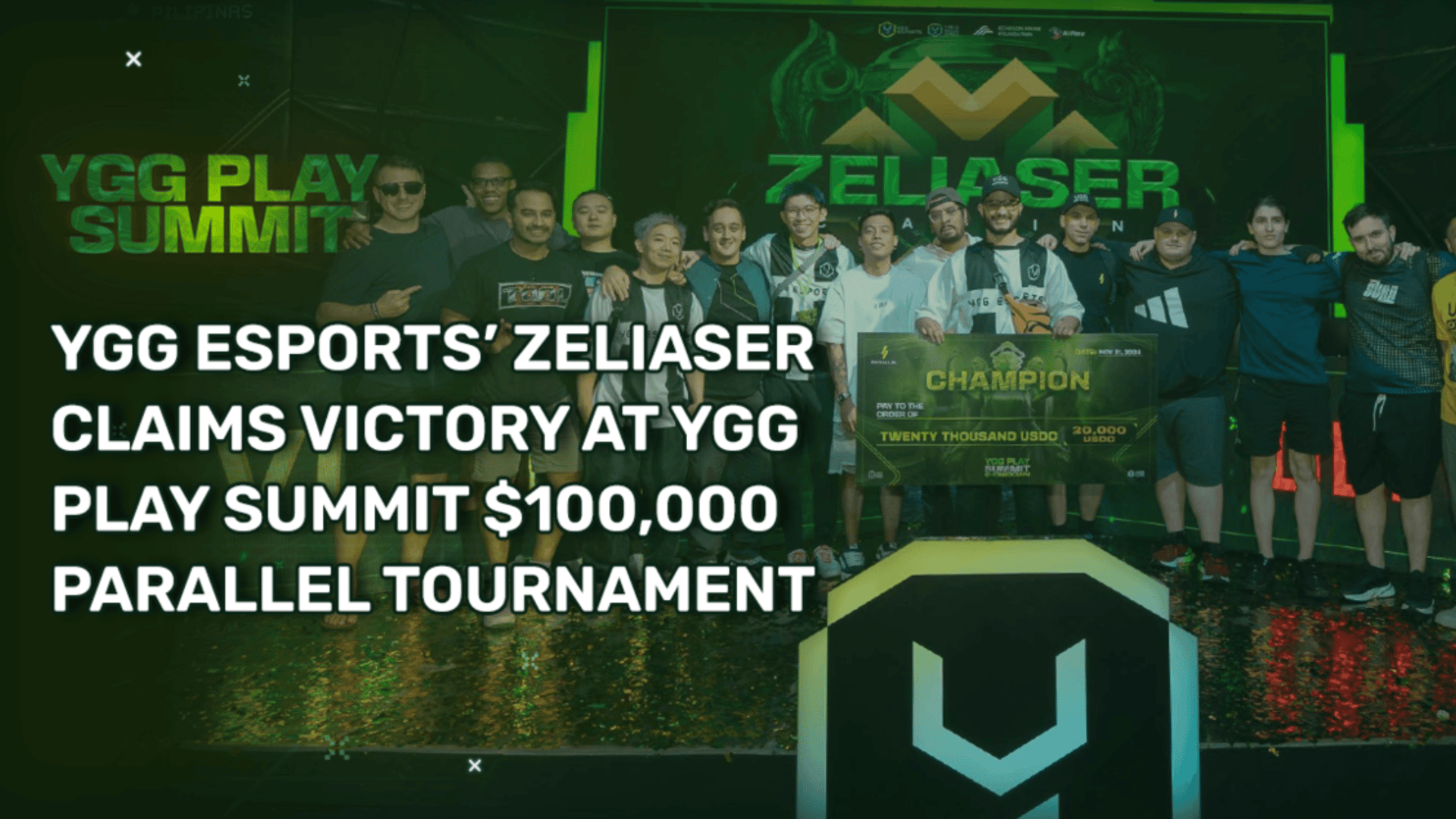 YGG Esports Player Zeliaser Wins $20,000 in Parallel Tournament