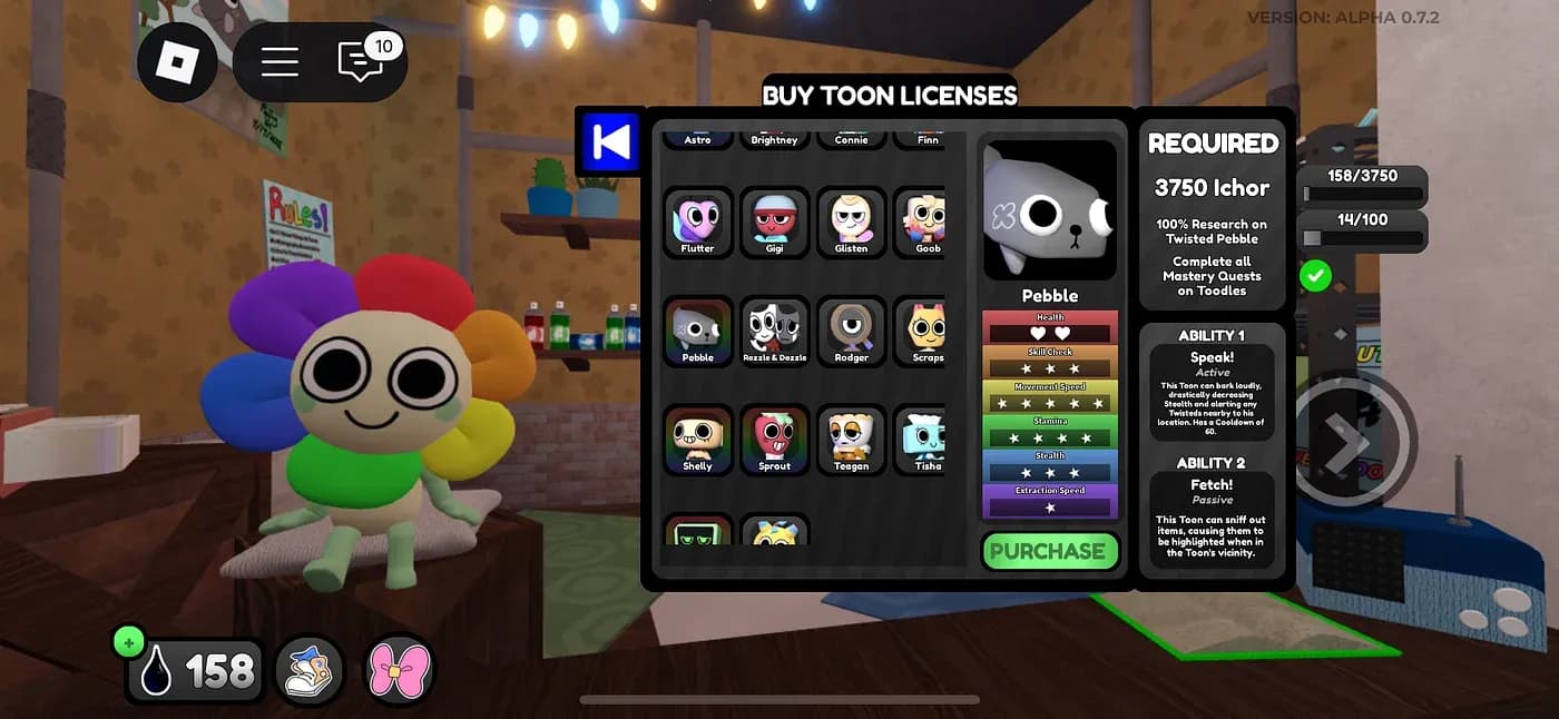 Team setup before floor descent