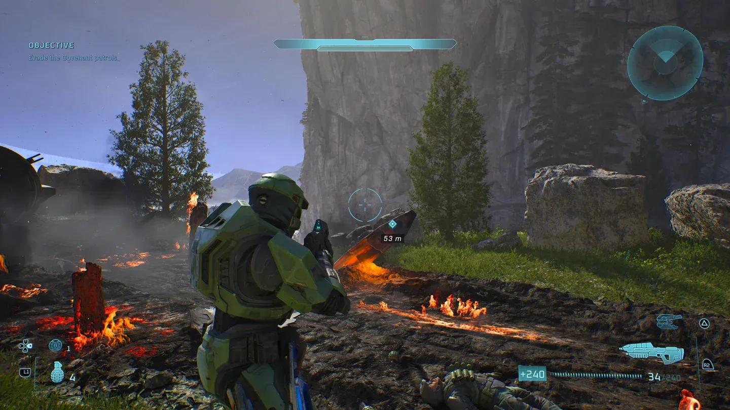 Spartan armor in full view