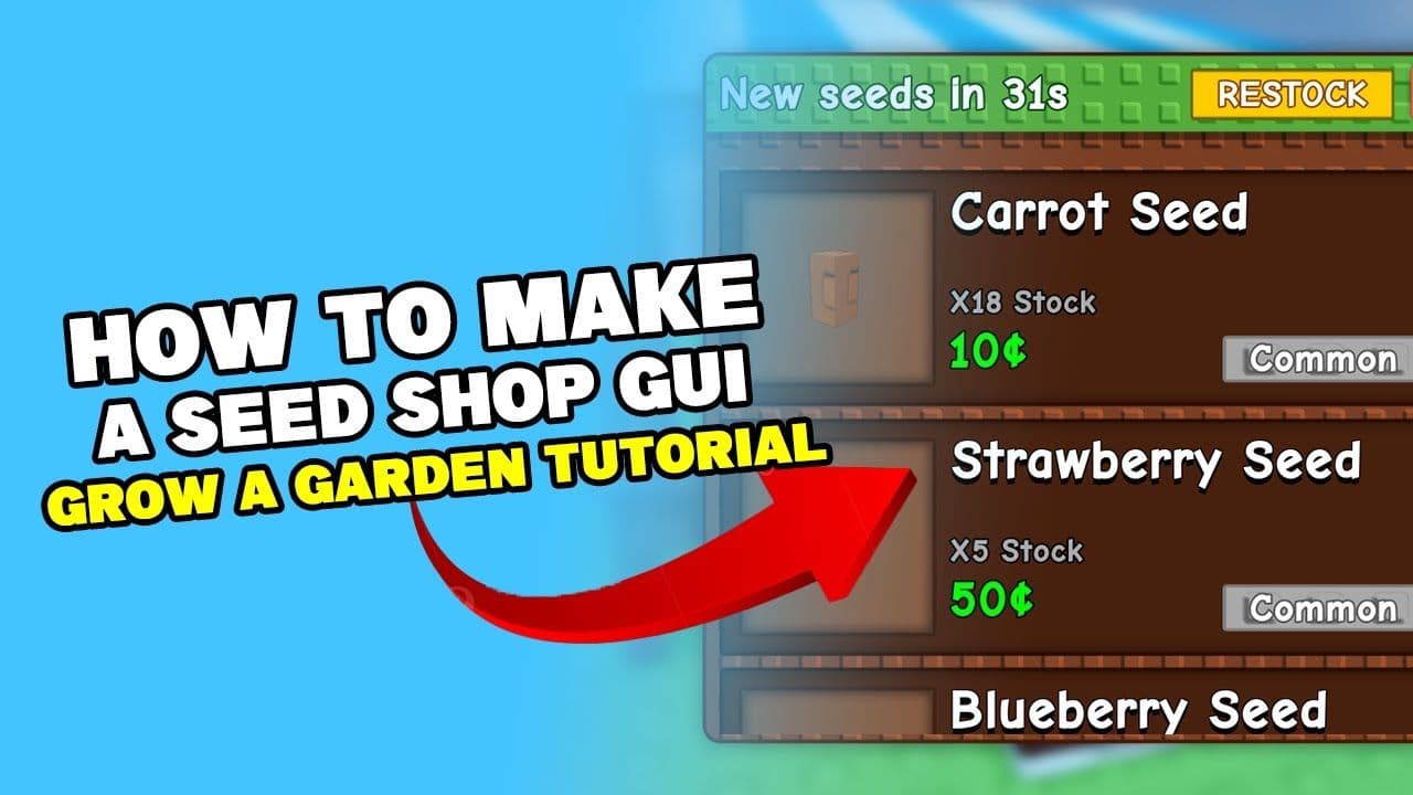 A Garden Seed Shop In ROBLOX Studio ...