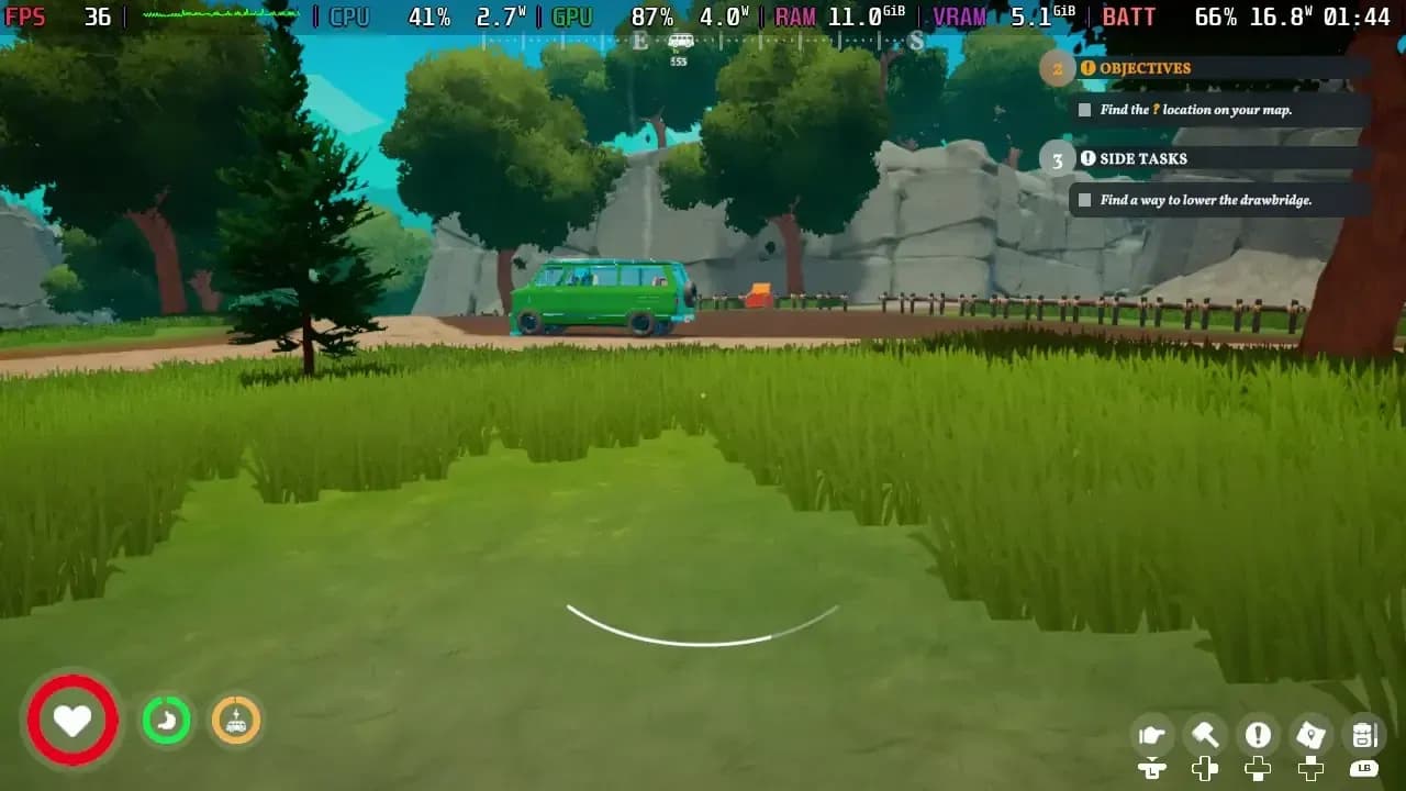 Bush harvest prompt in Outbound