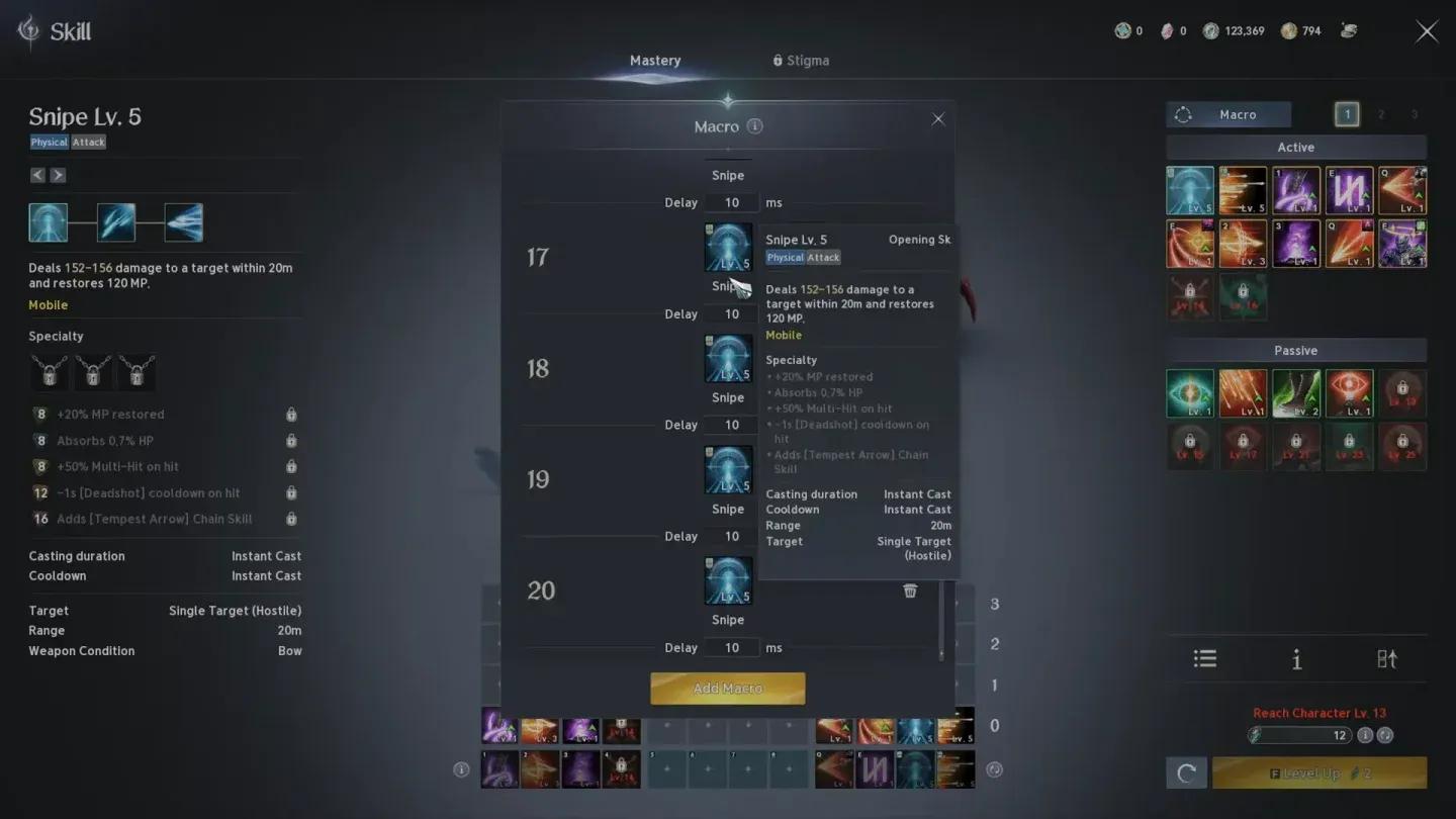 Stigma setup for PvE