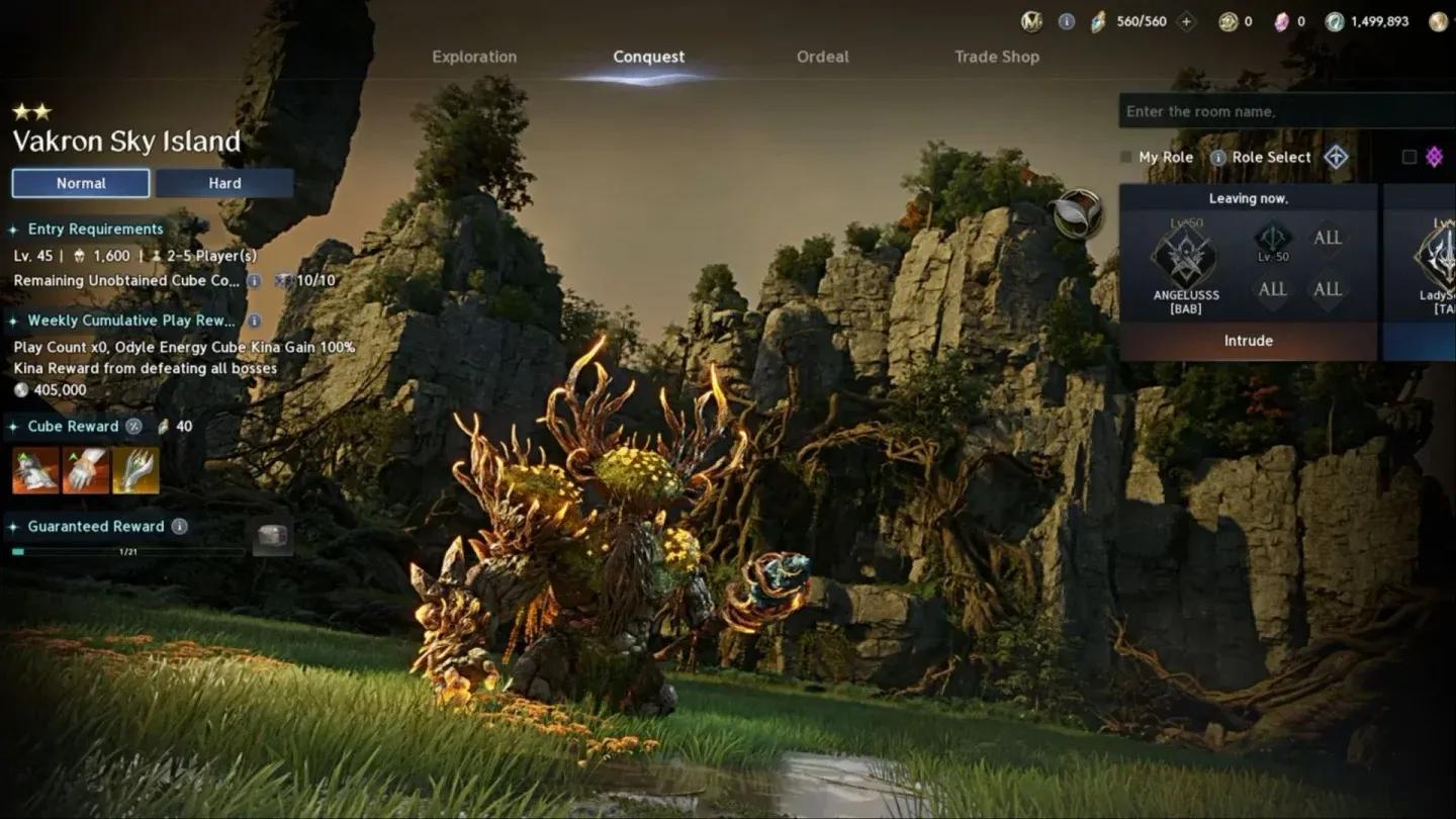 Custom uploaded: aion 2 odyle energy character selection alt account screen.webp