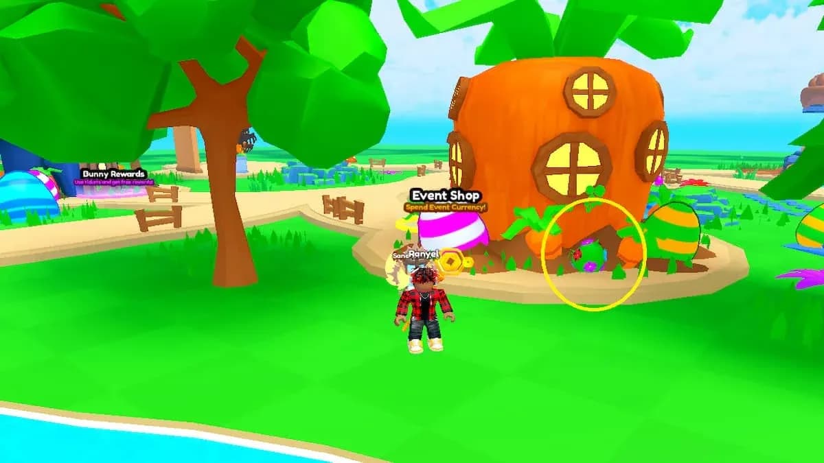 Œuf Peint sur un Coffre en Chocolat