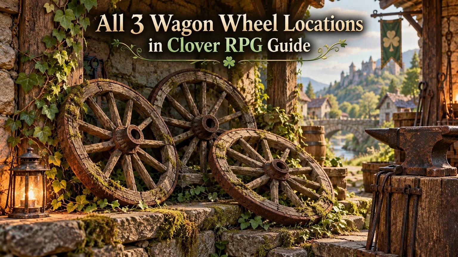 Clover RPG Guide: All 3 Wagon Wheel Locations