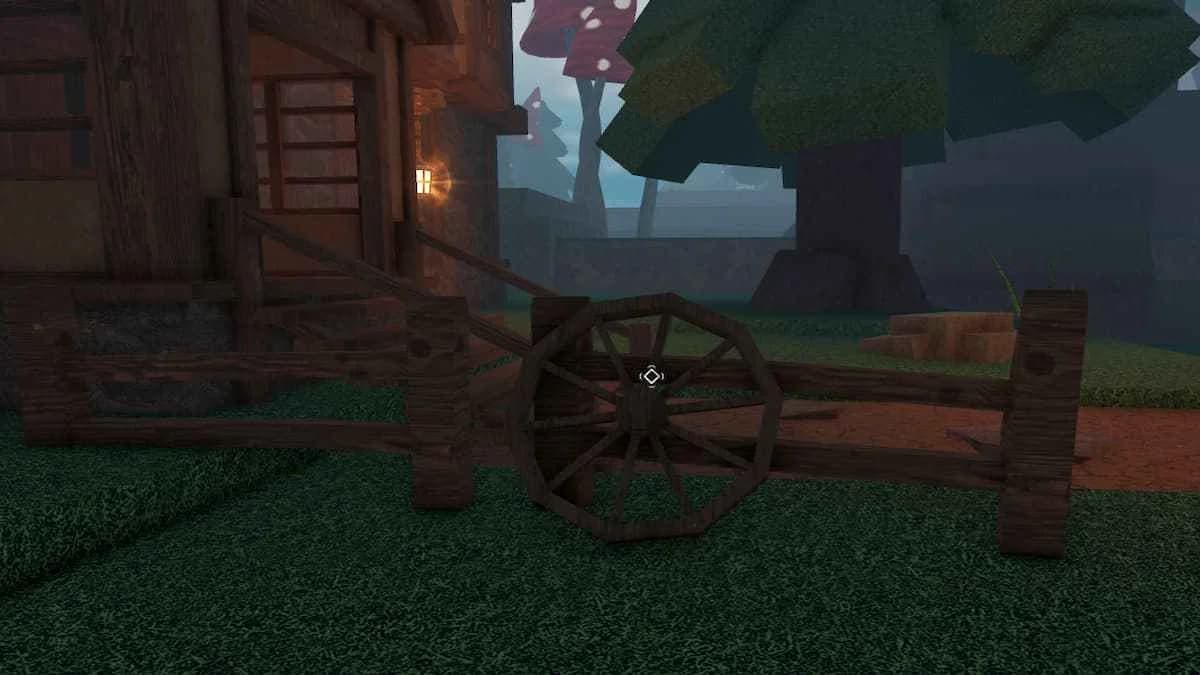 Terza wagon wheel dentro l'ingresso della Kamo Alchemist Tower con tutte e 3 le wagon wheel
