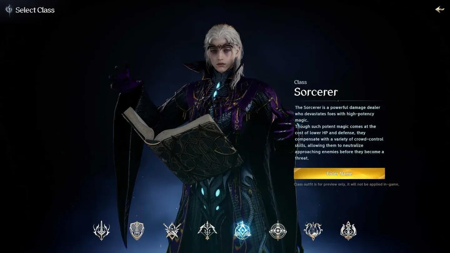 Sorcerer skill tree overview