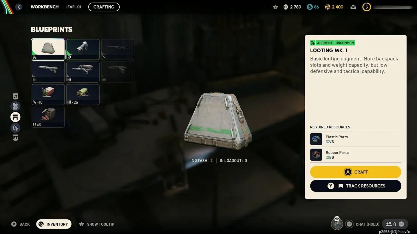 Tactical MK.3 Smoke augment stats