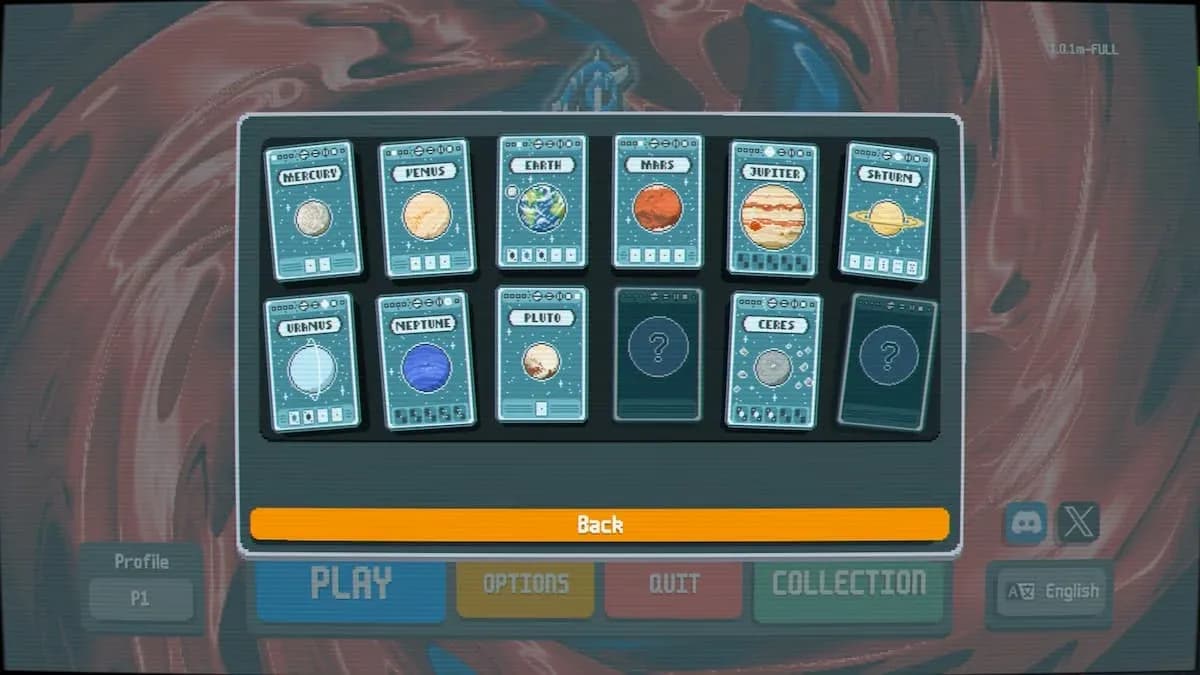 Planet card upgrades Flush hand