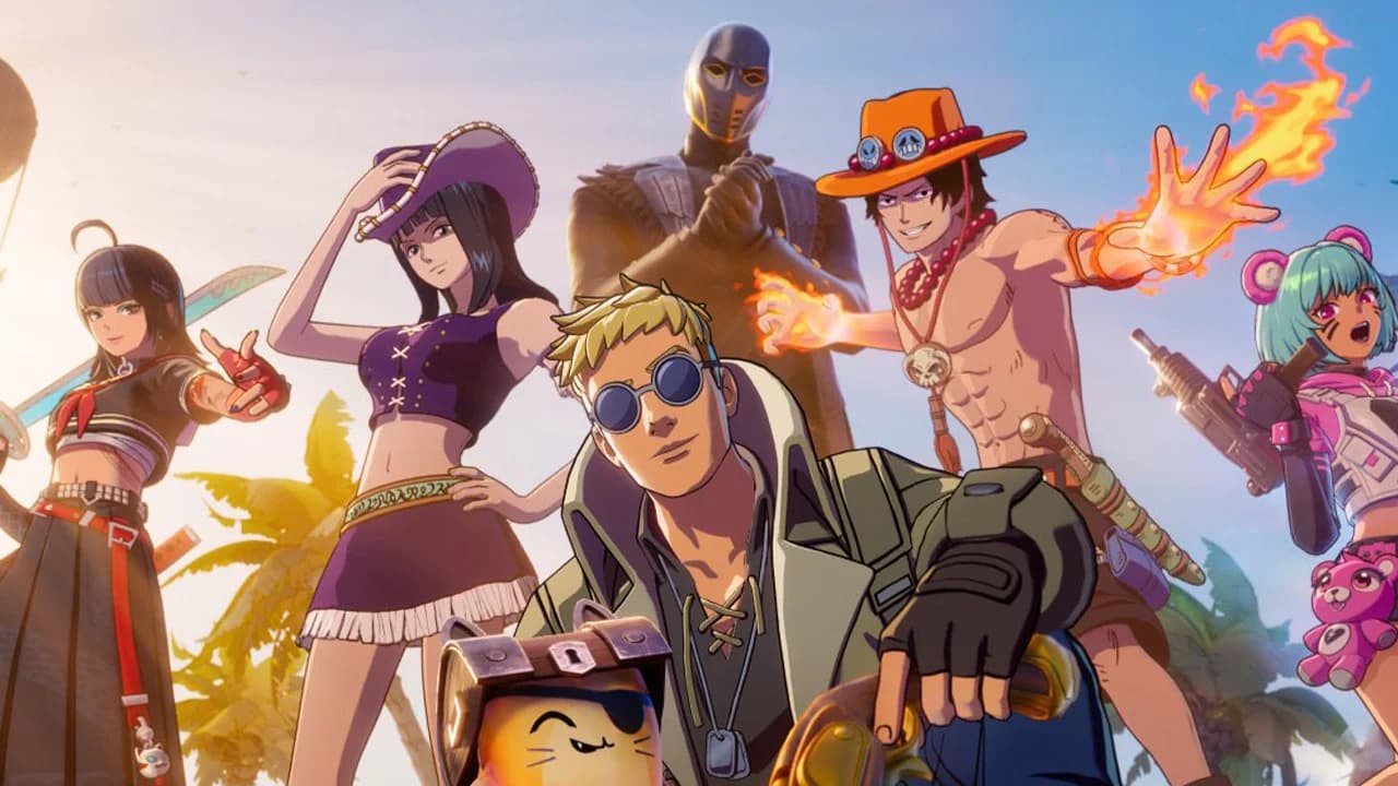 La tenue One Piece de Nico Robin affichée dans l'aperçu des cosmétiques de Fortnite