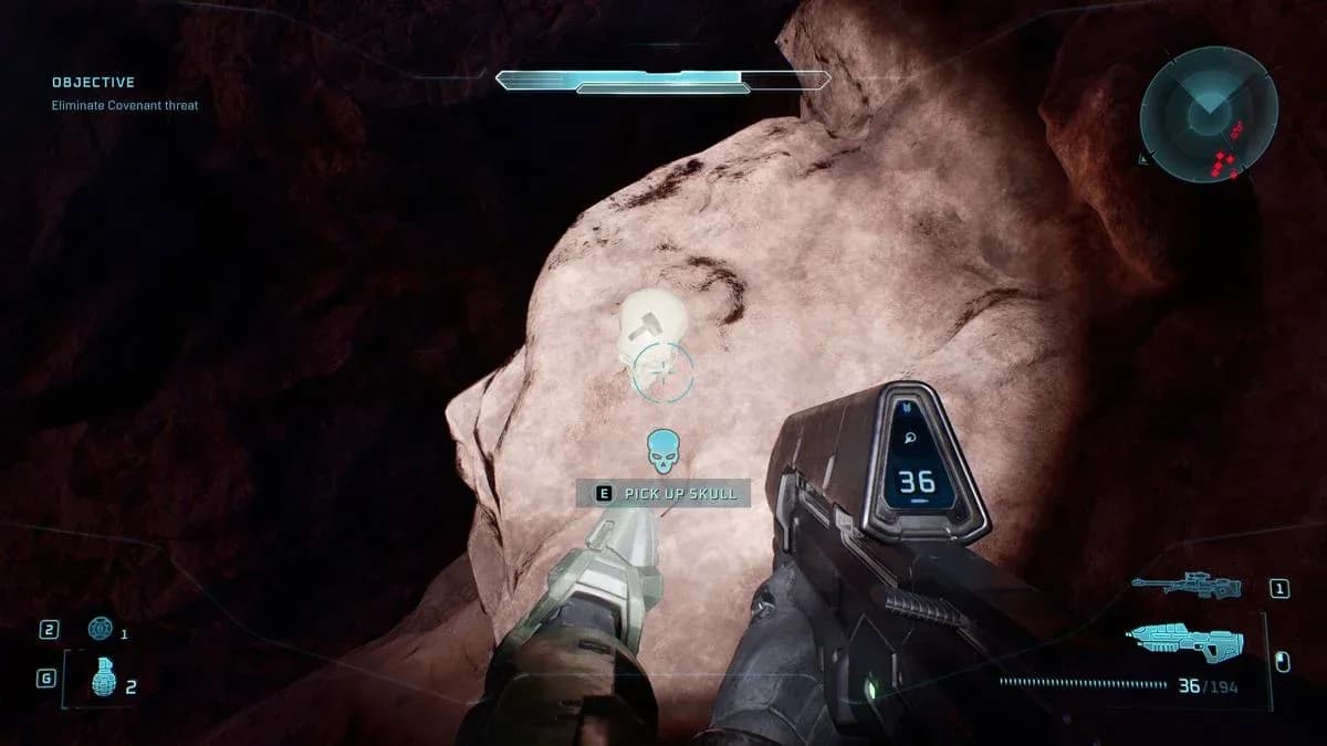 Thunderstorm Skull in tunnel