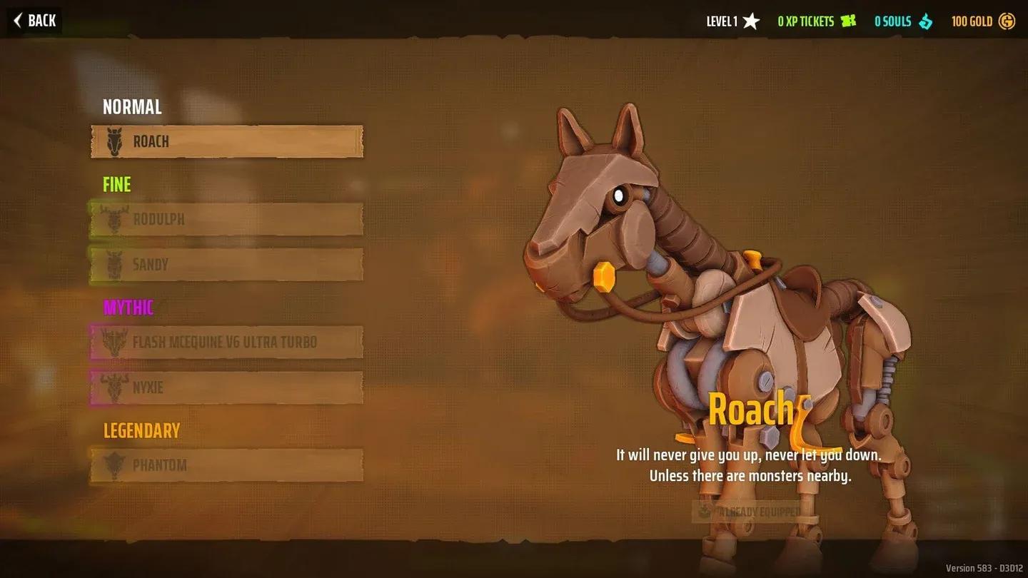 Mount selection overview