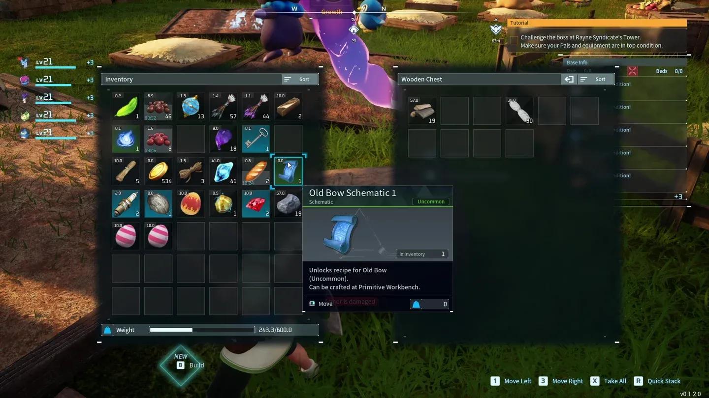Legendary schematic crafting