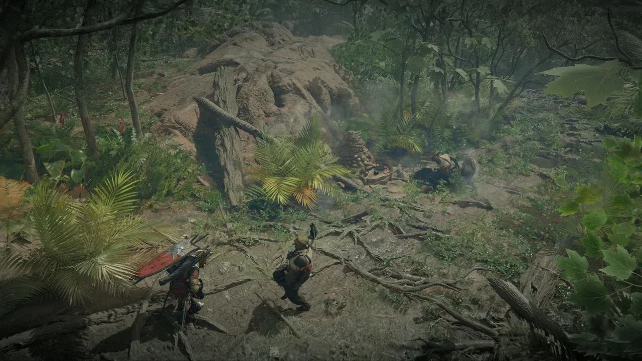 Les marqueurs d'artefacts brillent en violet à proximité