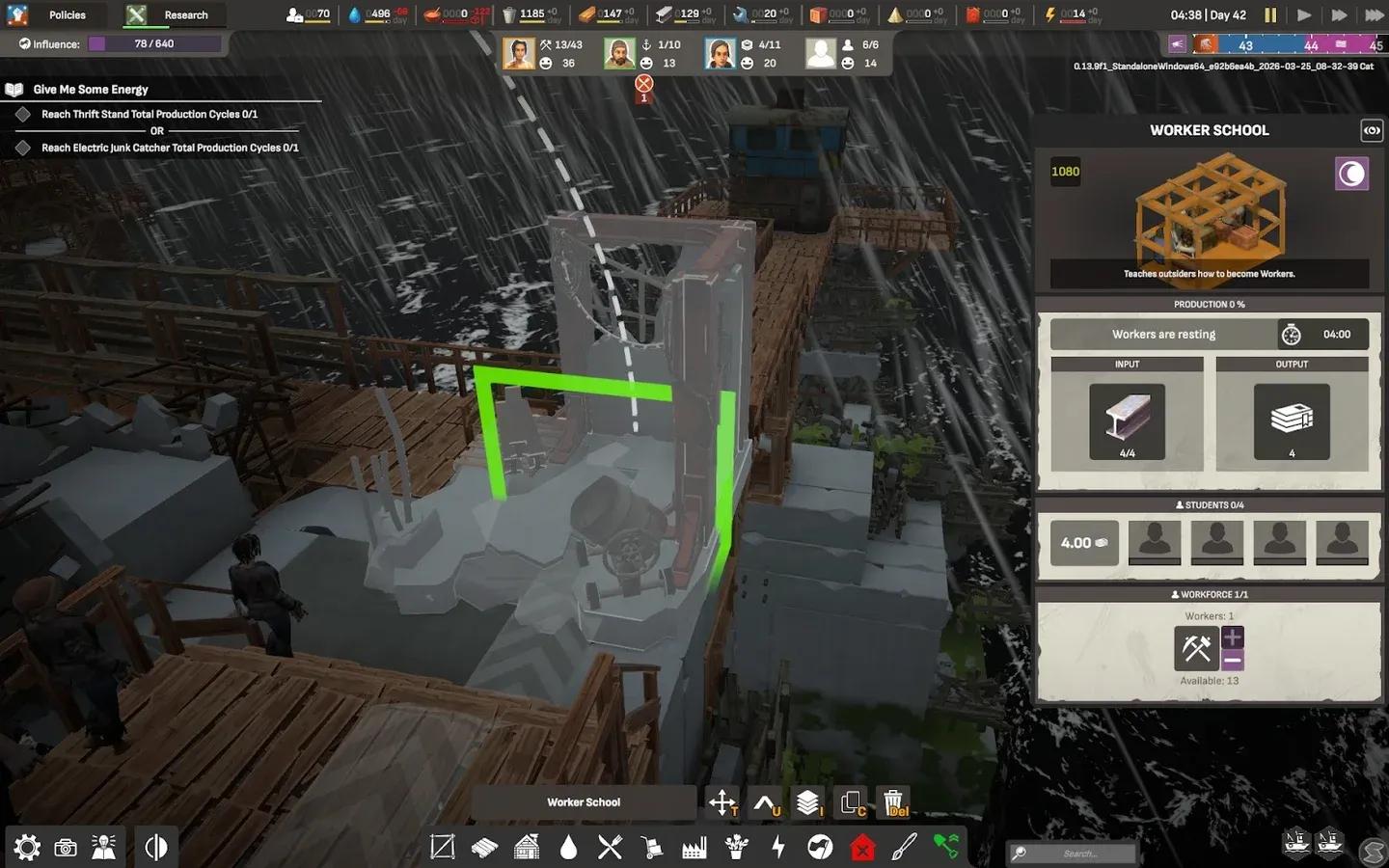 Colony balance at a glance