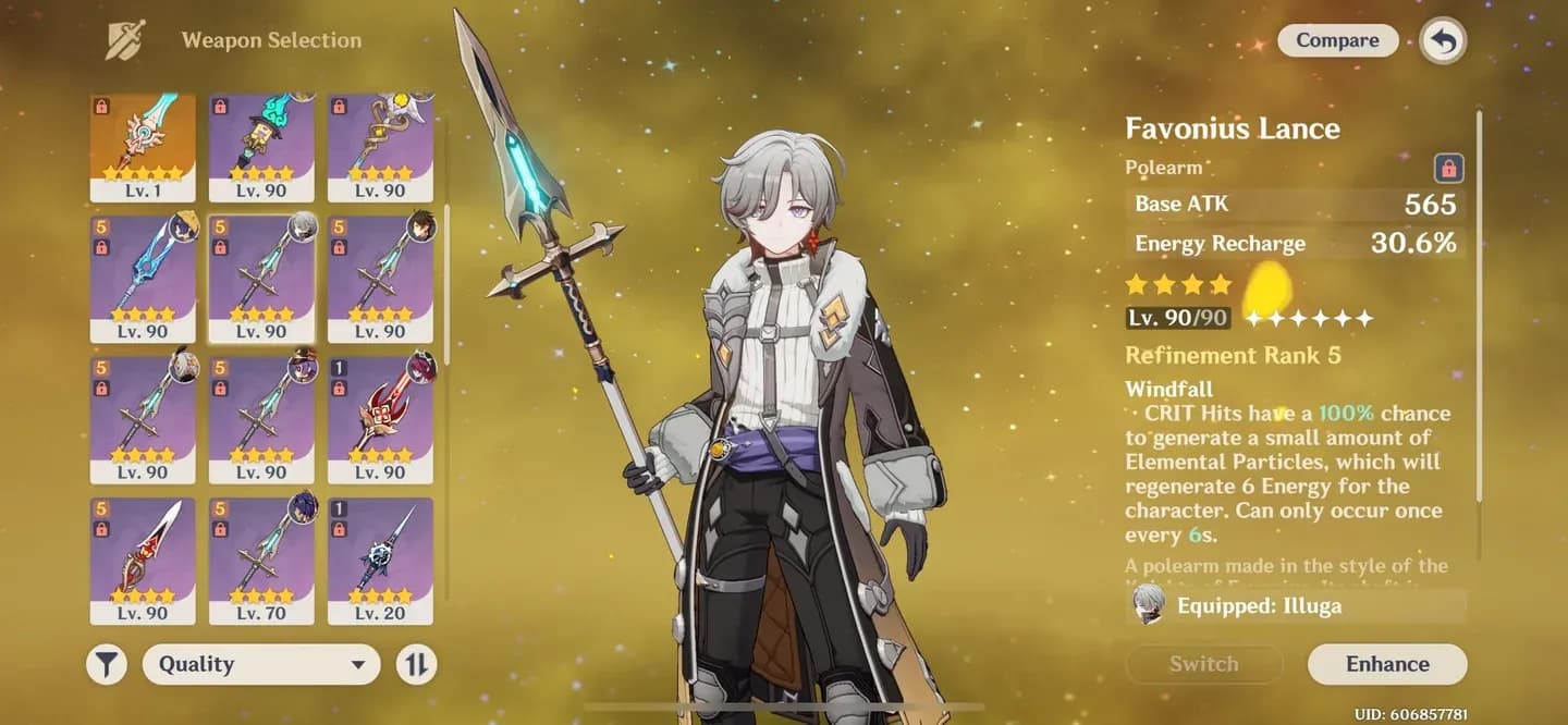 Alyosha character select screen
