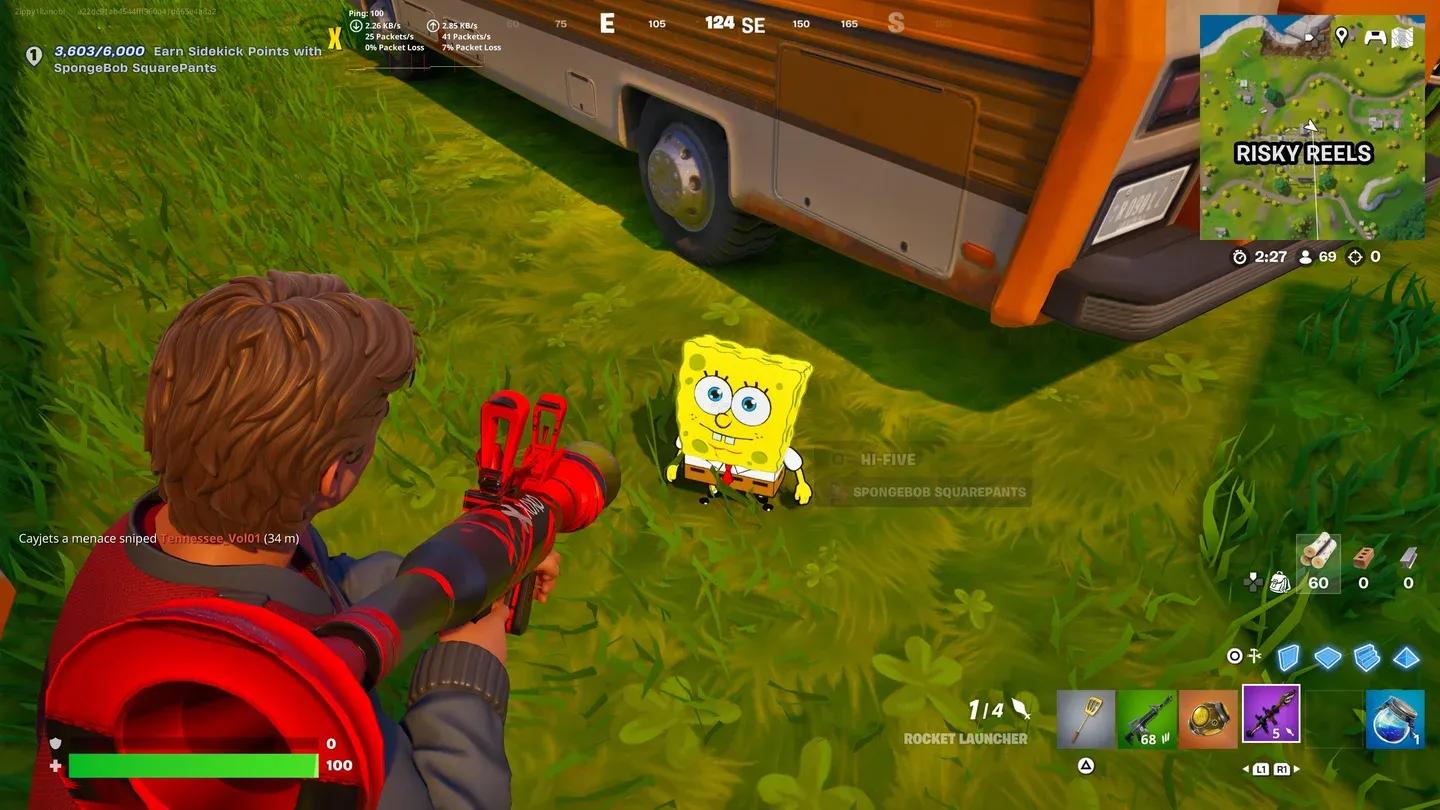 Equip Patrick from your Locker