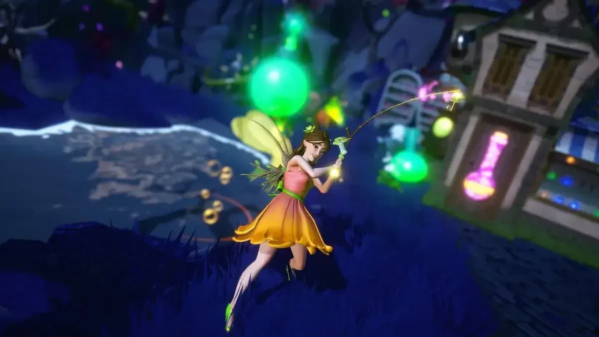 遗忘之地中的金色涟漪点