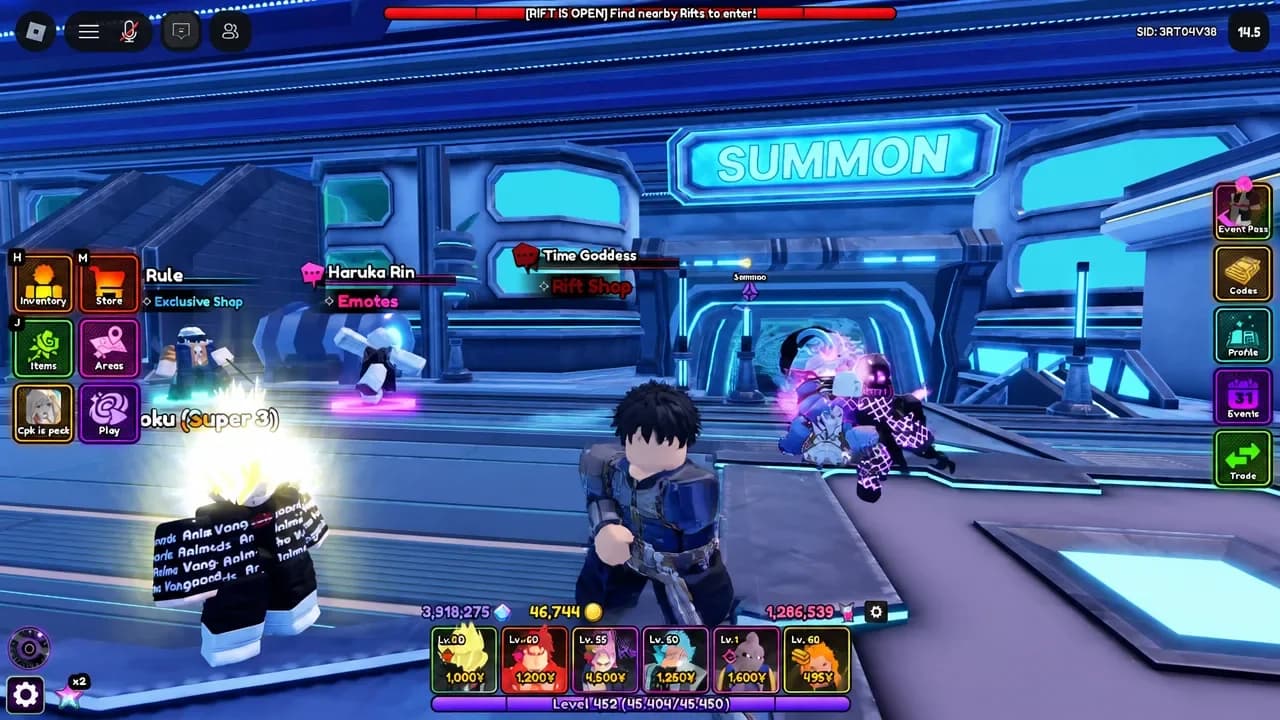 获取并接受玩家任务提示 Anime Vanguards 大厅 UI