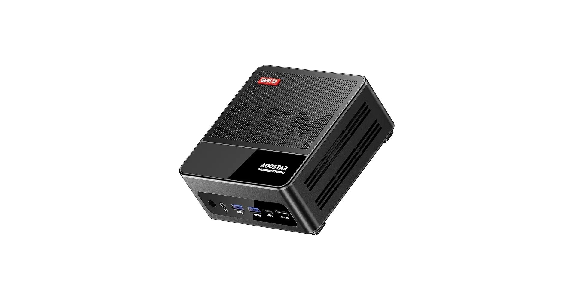 Amazon.com: AOOSTAR GEM12 MAX Mini PC Ryzen 7 8745HS (8C/16T up to 5.1GHz),  Support OpenClaw NO RAM NO SSD, Radeon 780M Graphics Gaming Computers, with  OCuLink Dual USB4, HDMI/Dual 2.5G LAN/ BT5.2/WIFl6 :