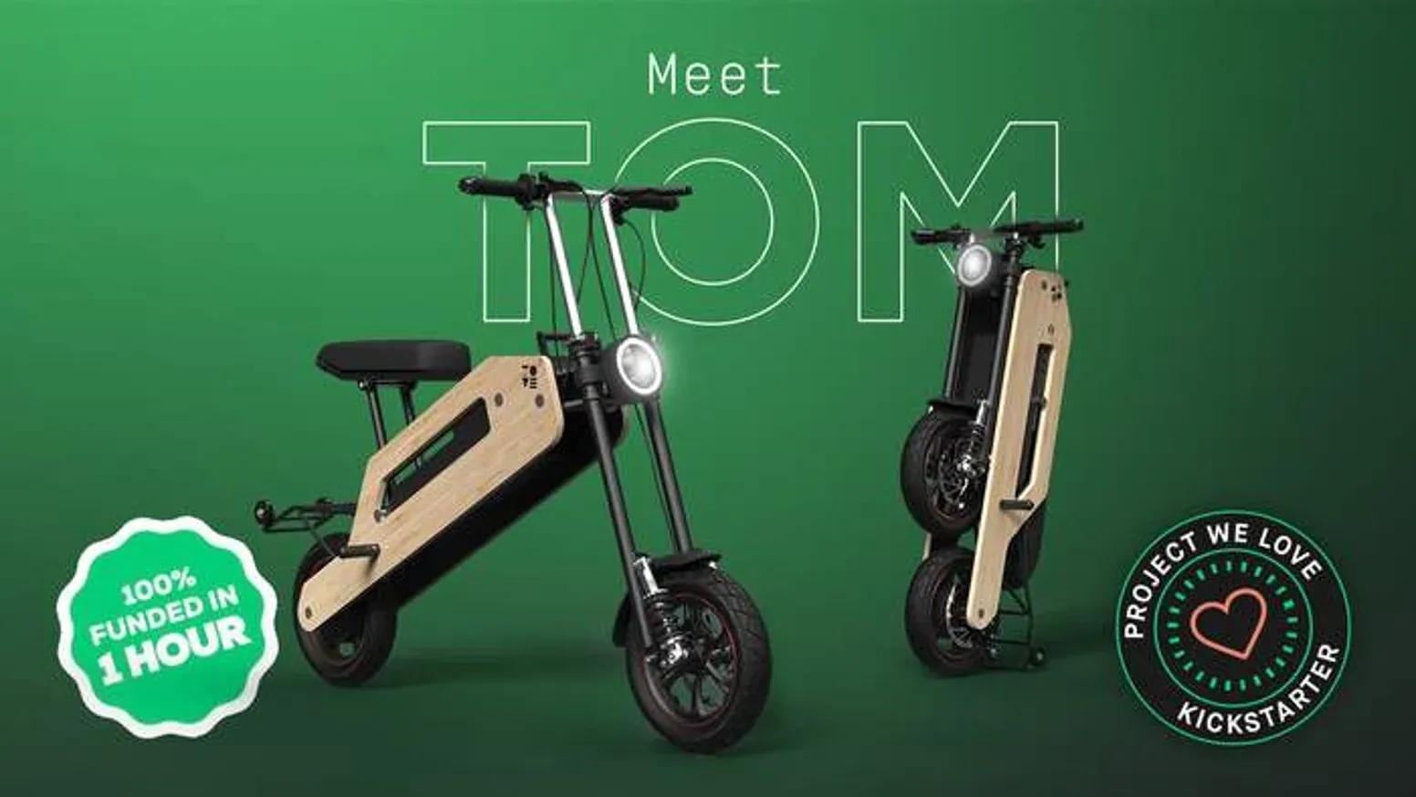TOM | The Electric Foldable Scooter for who is on the Move by ToMove —  Kickstarter